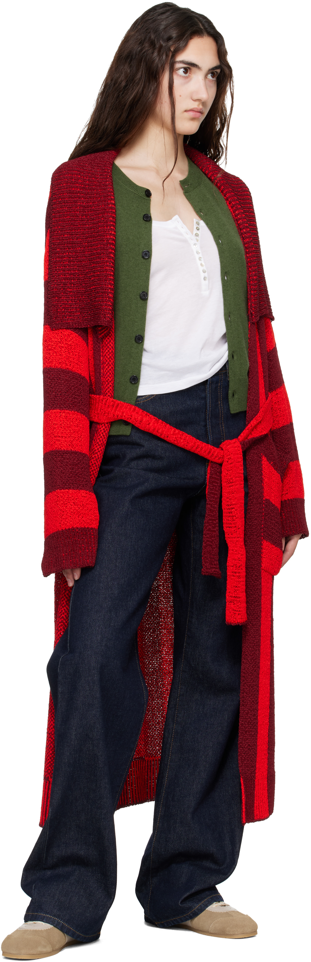 Dries Van Noten - 네이비 5포켓 데님 진