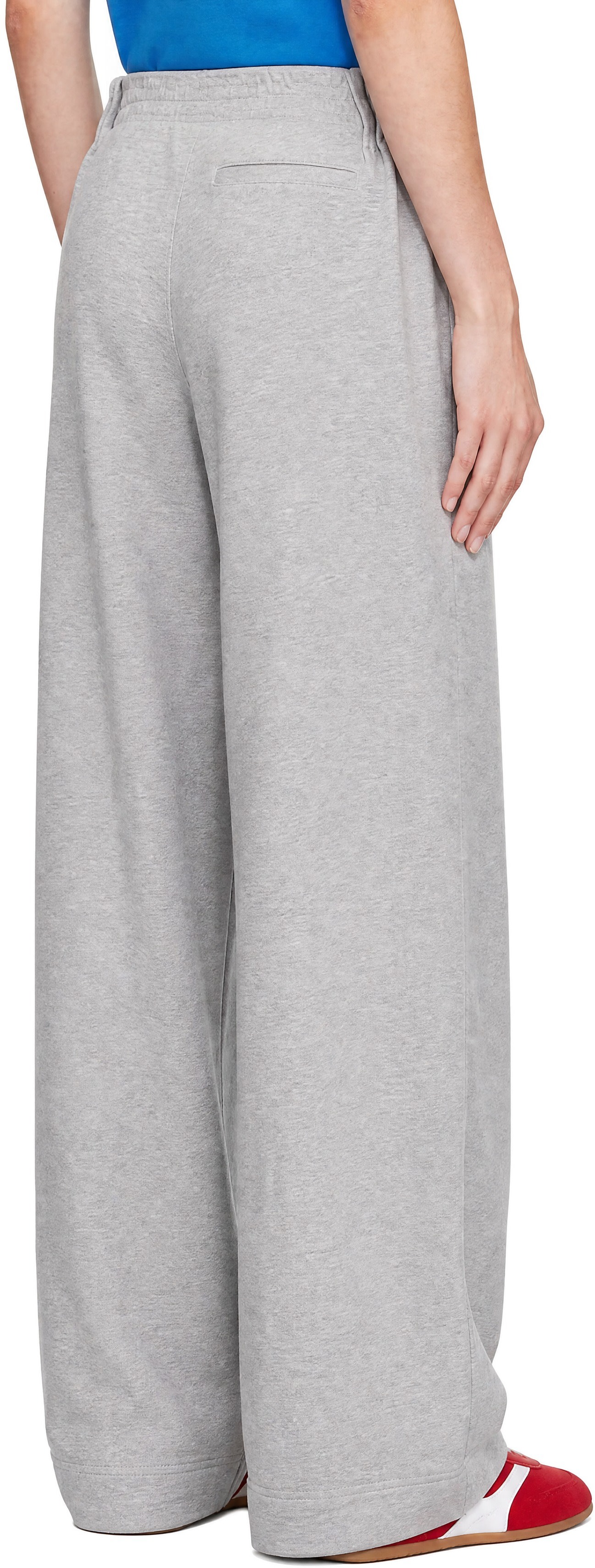 Dries Van Noten: Gray Pleated Lounge Pants | SSENSE