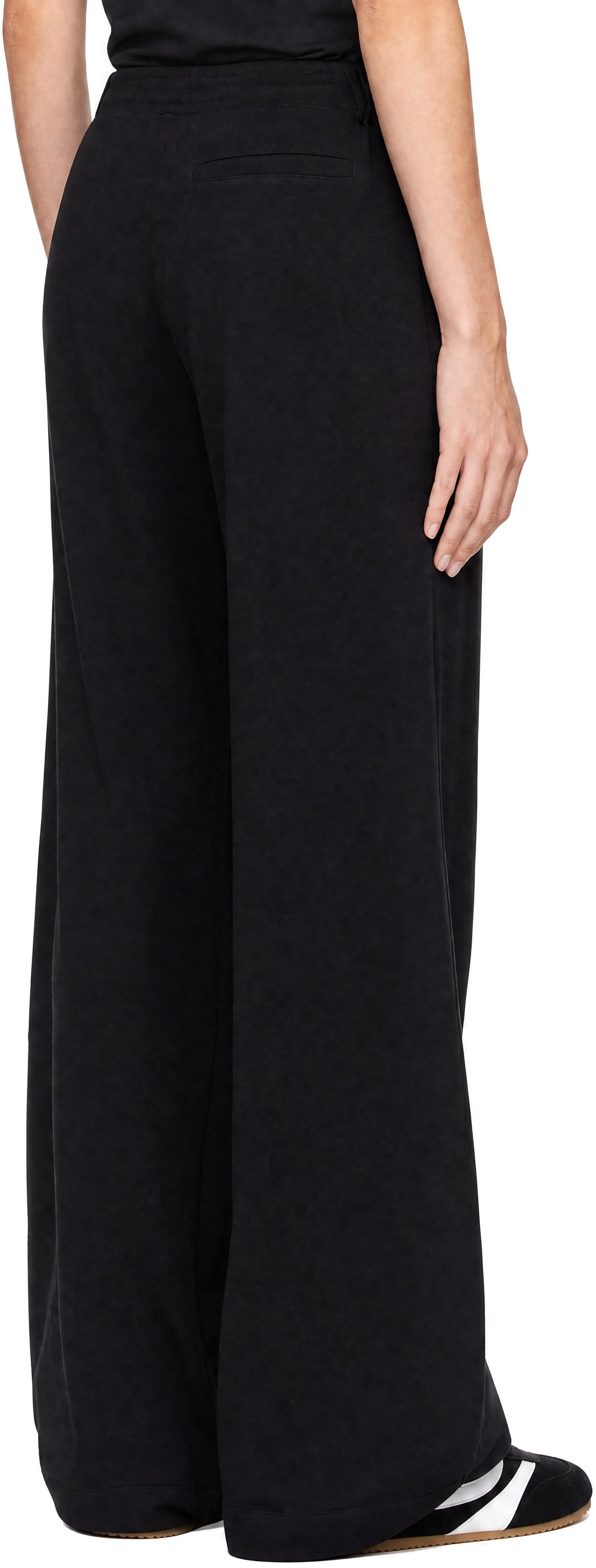 Dries Van Noten: Black Pleated Lounge Pants | SSENSE Canada