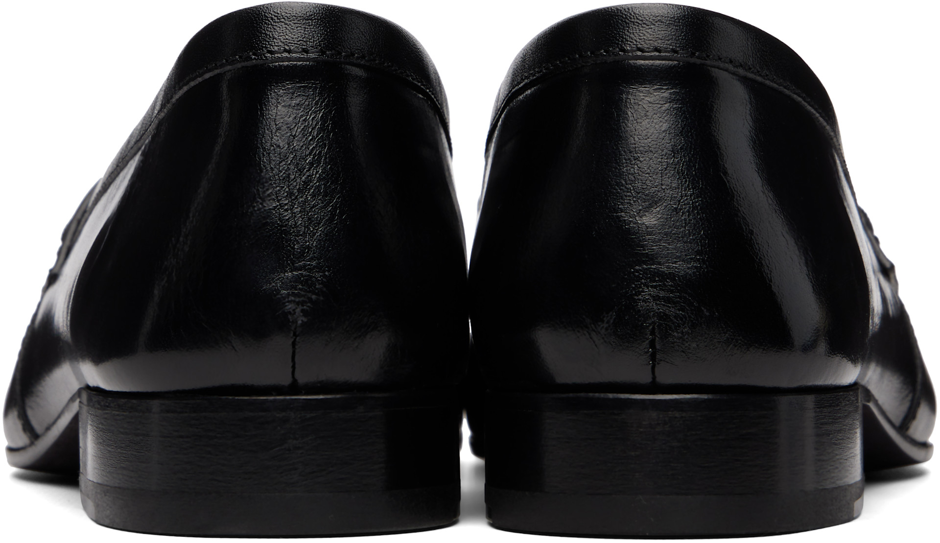 Dries Van Noten - Flâneurs noirs en cuir