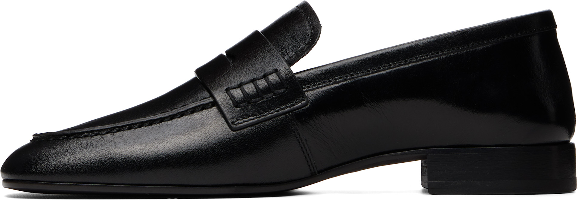 Dries Van Noten - Flâneurs noirs en cuir