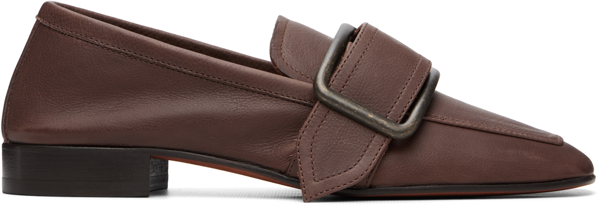 Dries Van Noten: Brown Leather Loafers | SSENSE