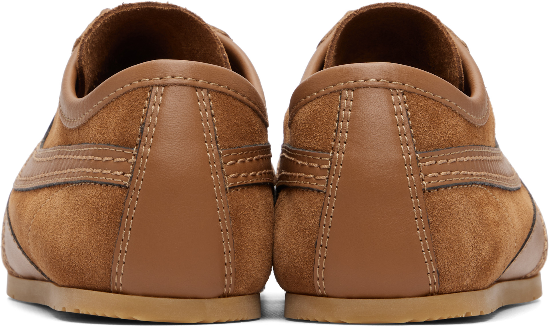 Dries Van Noten - Baskets brun clair en suède
