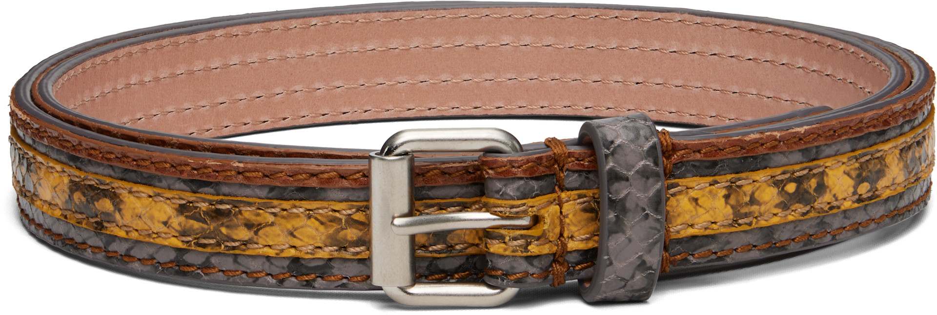 Dries Van Noten - Multicolor Striped Belt