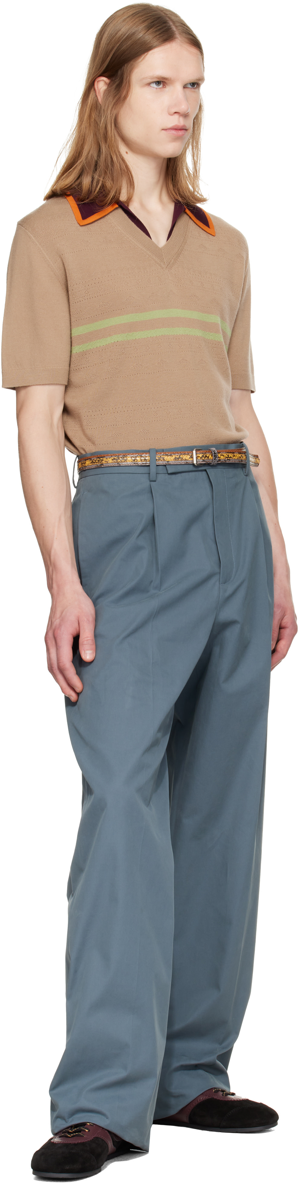 Dries Van Noten - Multicolor Striped Belt
