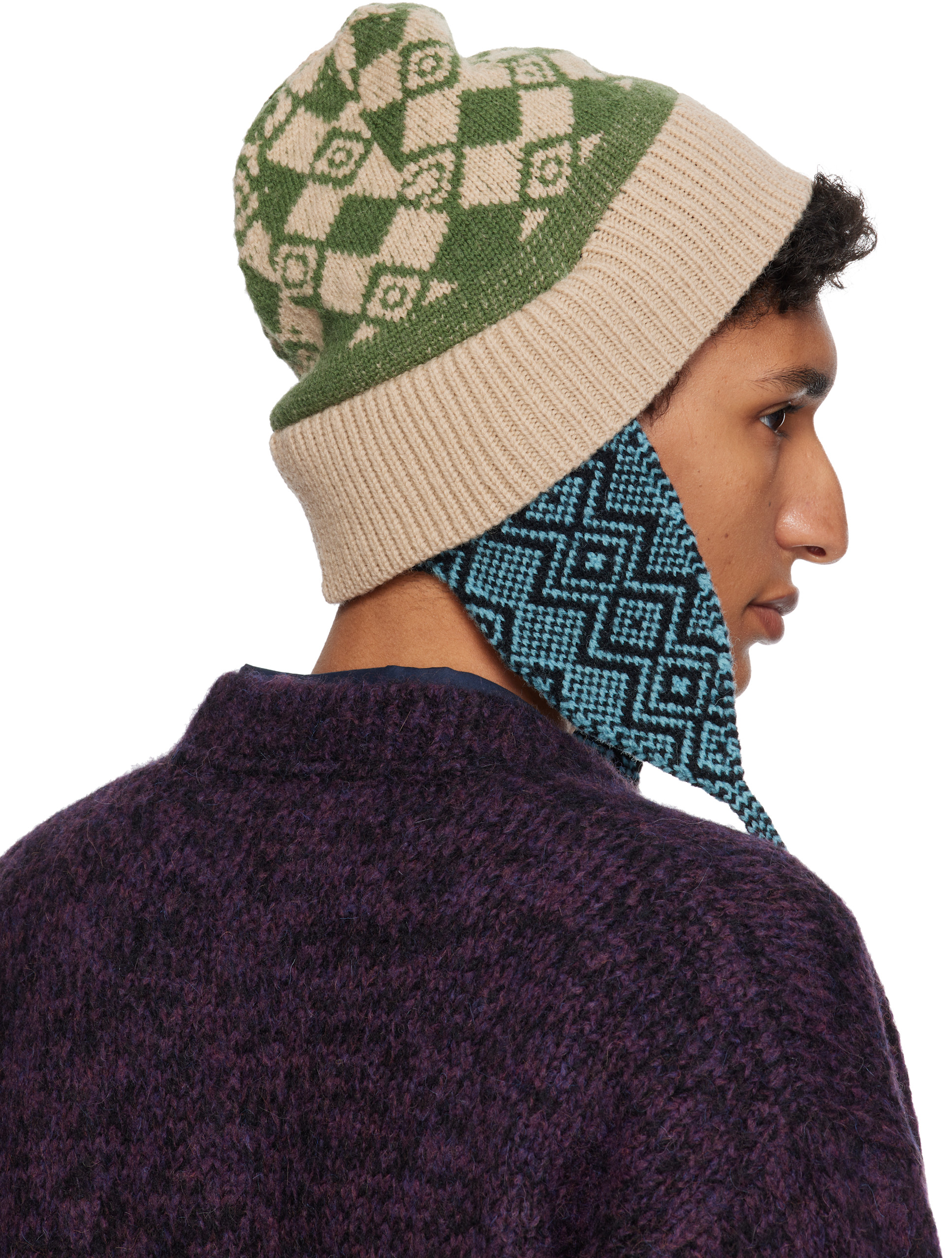 Dries Van Noten - Multicolor Jacquard Wool Beanie