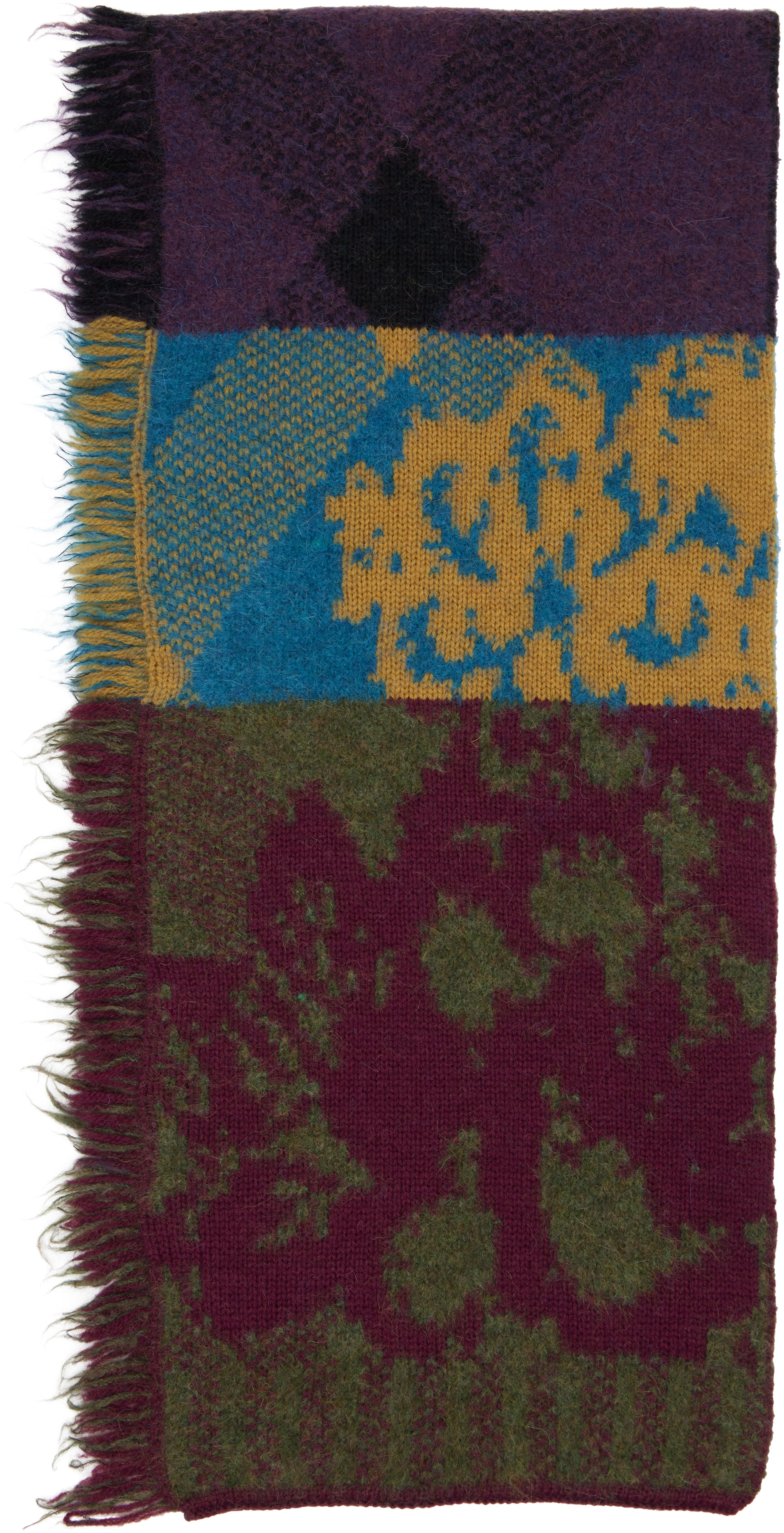 Dries Van Noten - Multicolor Long Wool Scarf