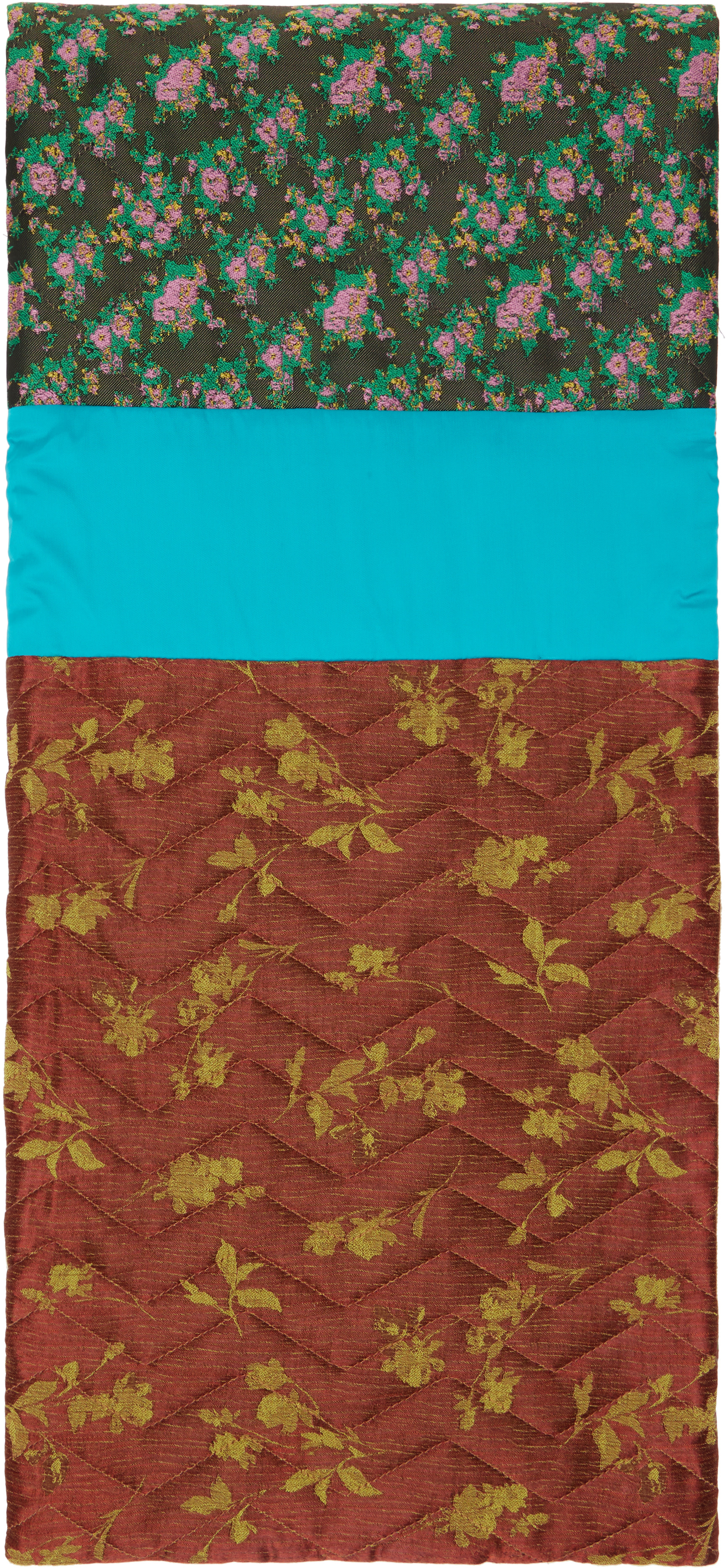 Dries Van Noten - Multicolor Patchwork Jacquard Scarf