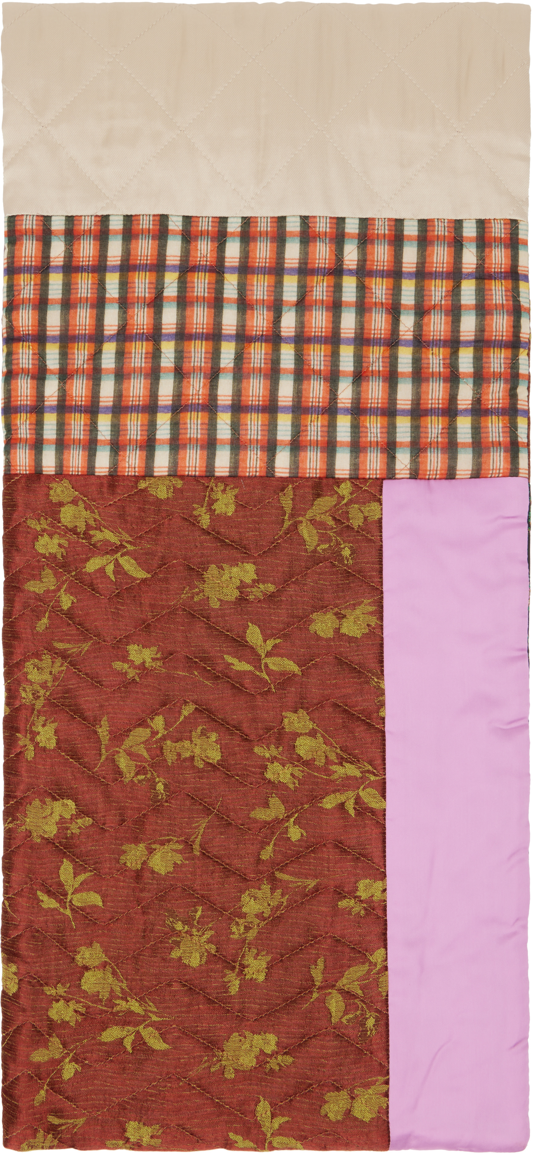 Dries Van Noten - Multicolor Patchwork Jacquard Scarf