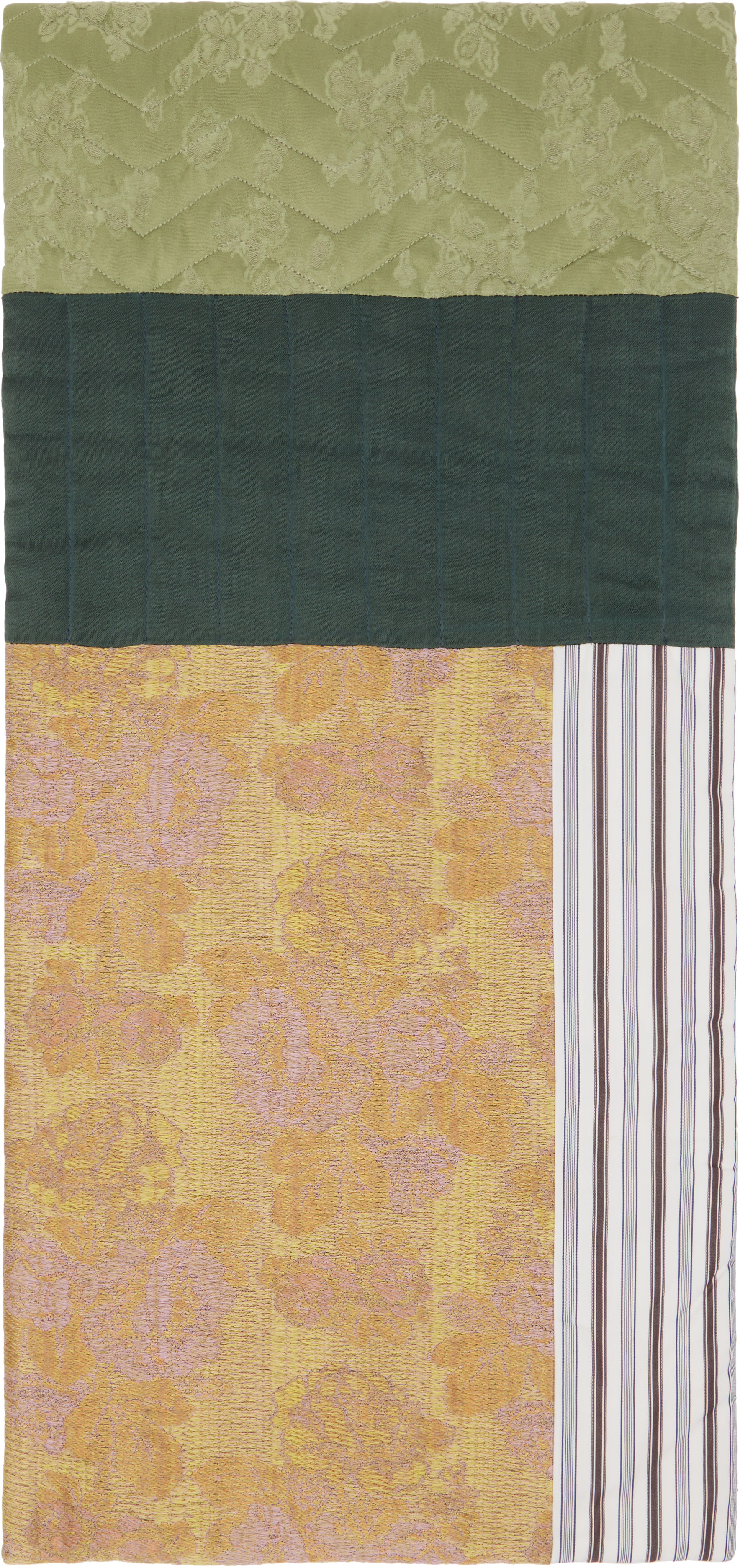 Dries Van Noten - Multicolor Patchwork Jacquard Scarf