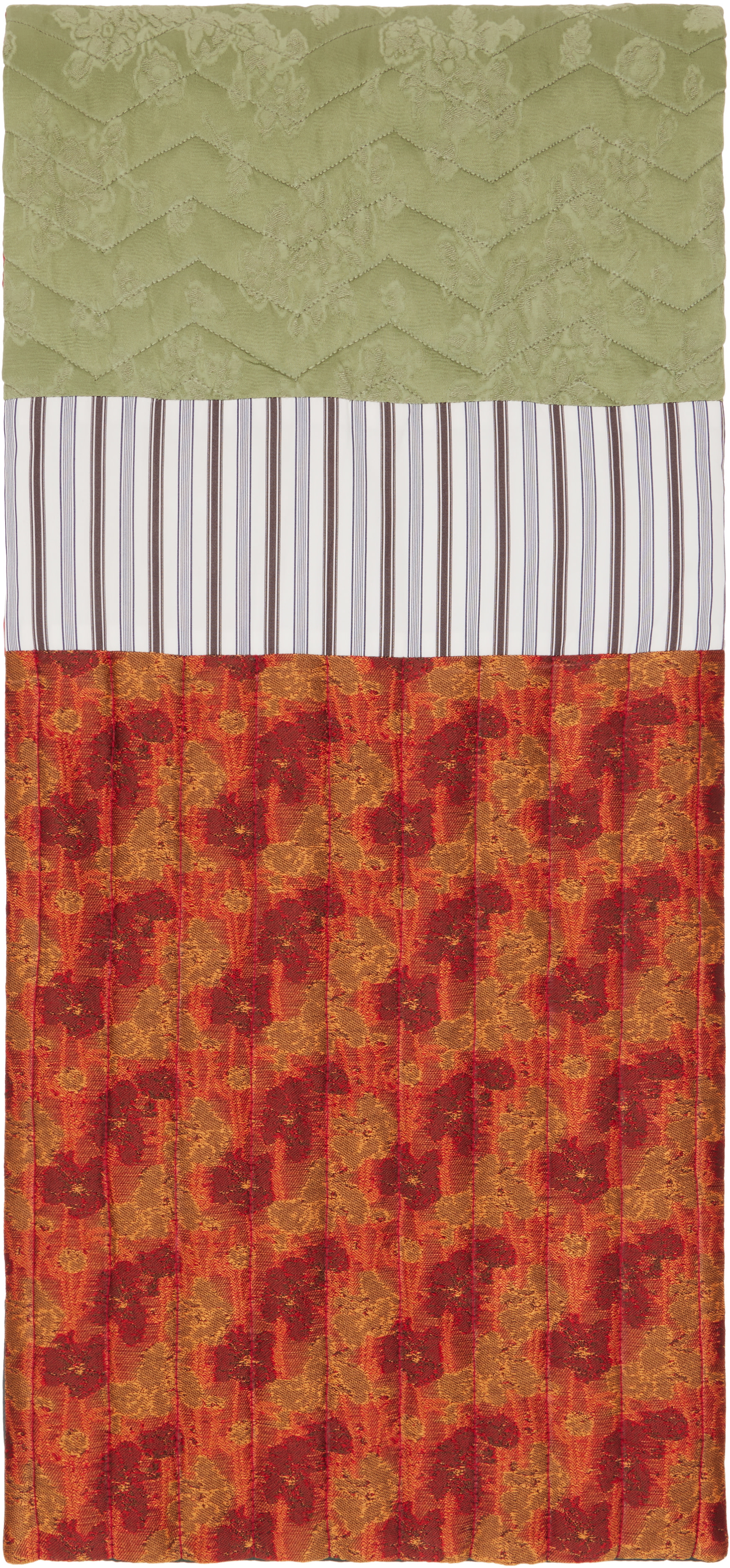 Dries Van Noten - Multicolor Patchwork Jacquard Scarf