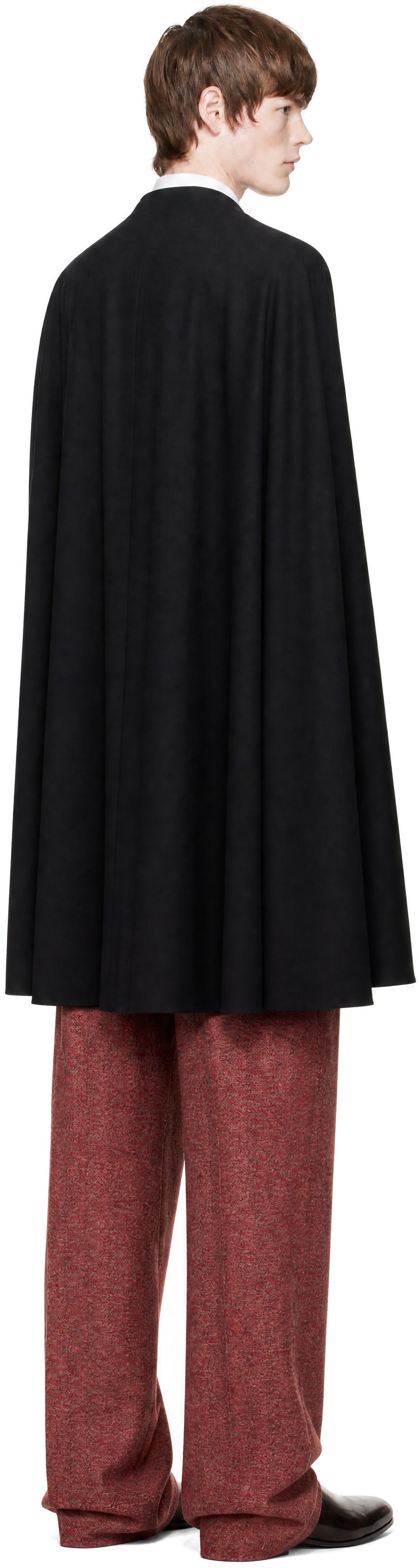 Dries Van Noten - Black Wool Twill Coat