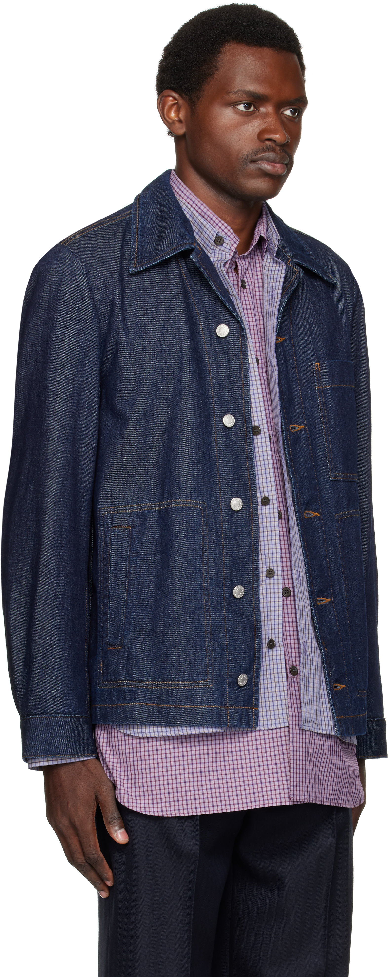 Dries Van Noten - Indigo Cotton Denim Jacket