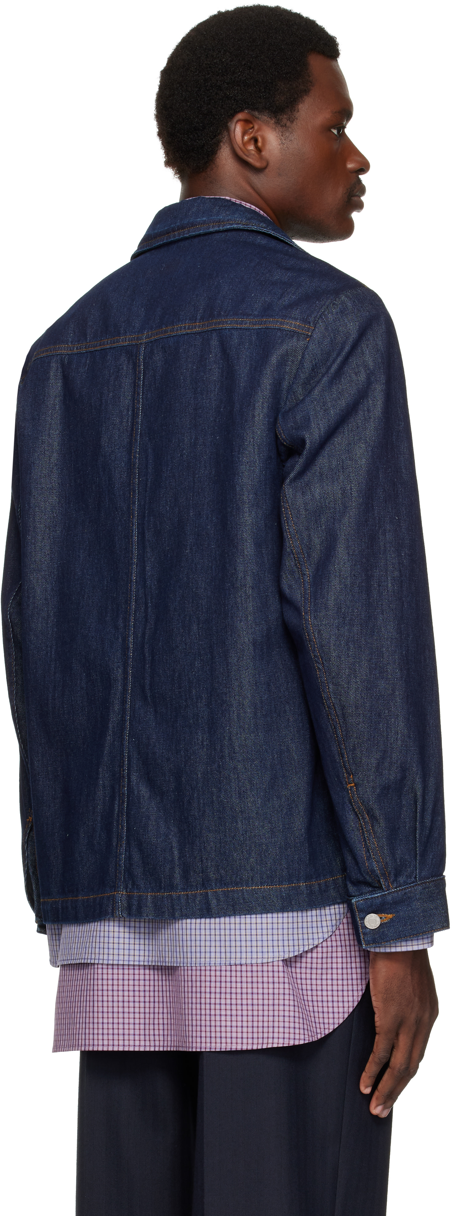 Dries Van Noten - Indigo Cotton Denim Jacket