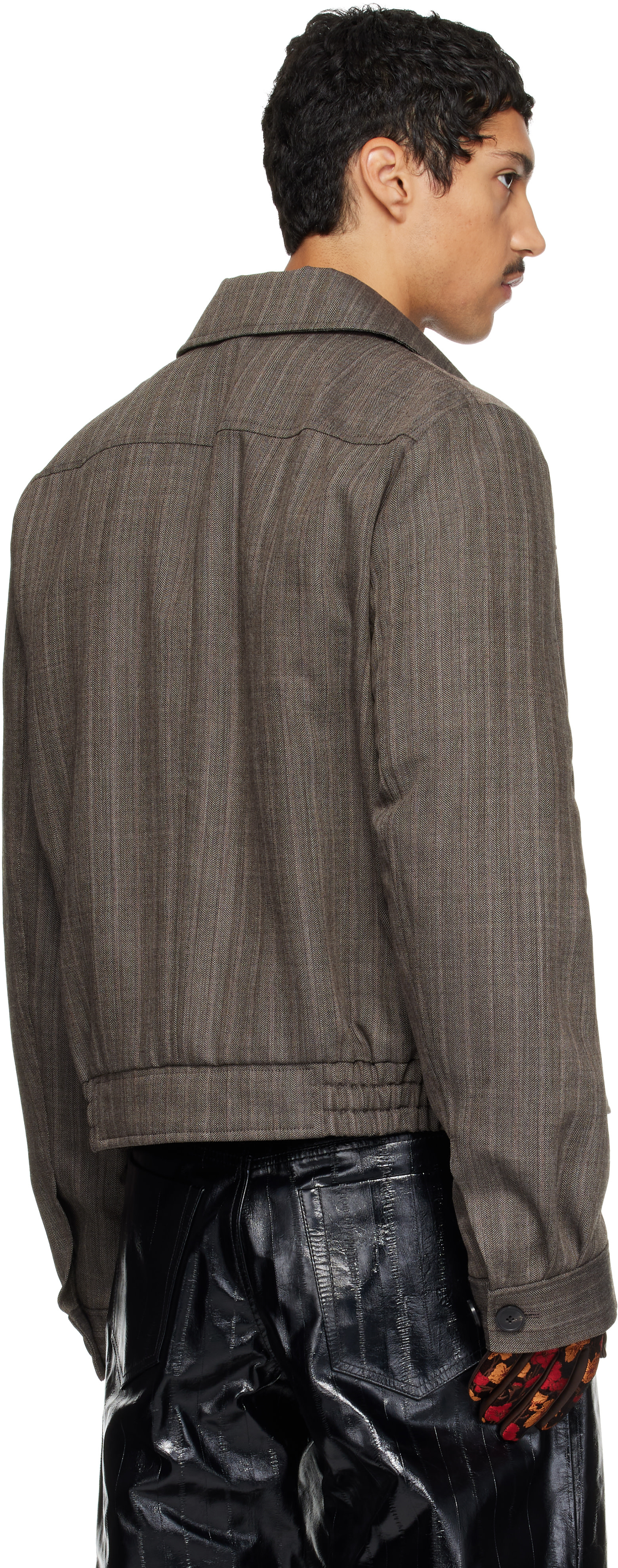 Dries Van Noten - Brown Wool Jacket