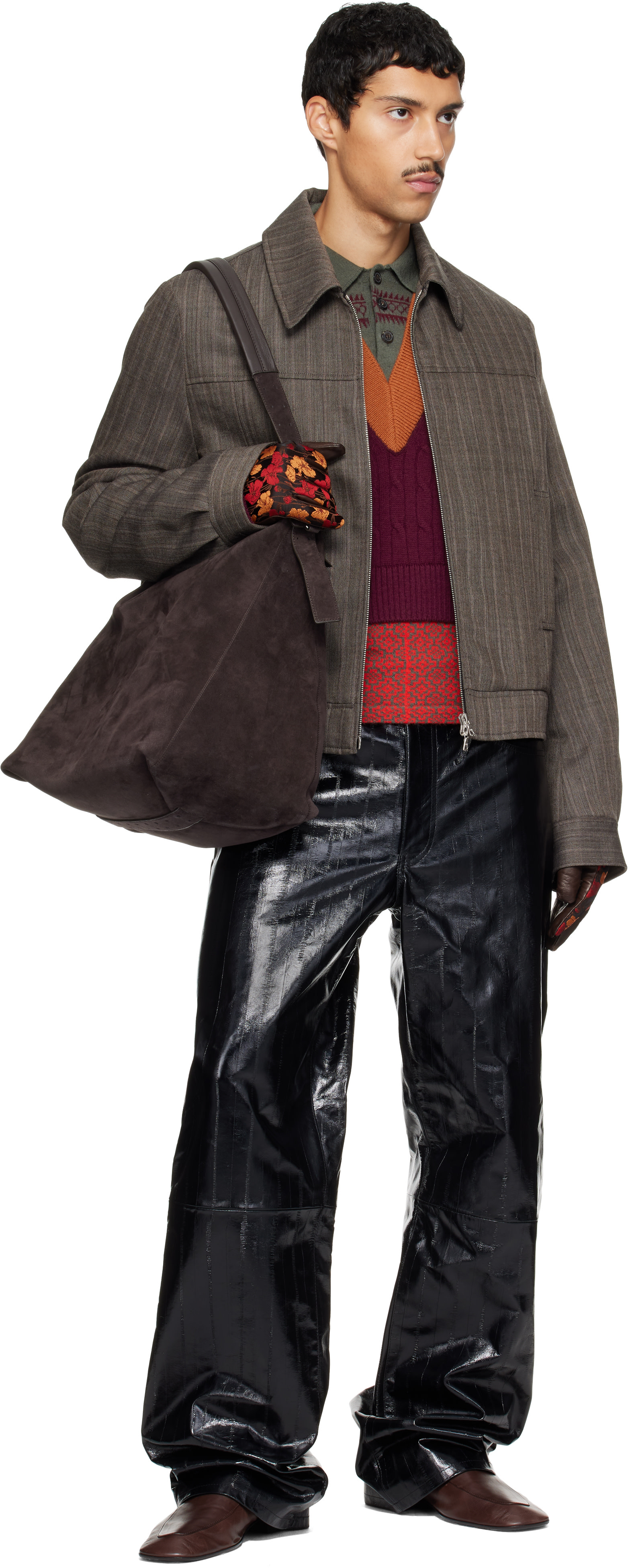 Dries Van Noten - Brown Wool Jacket