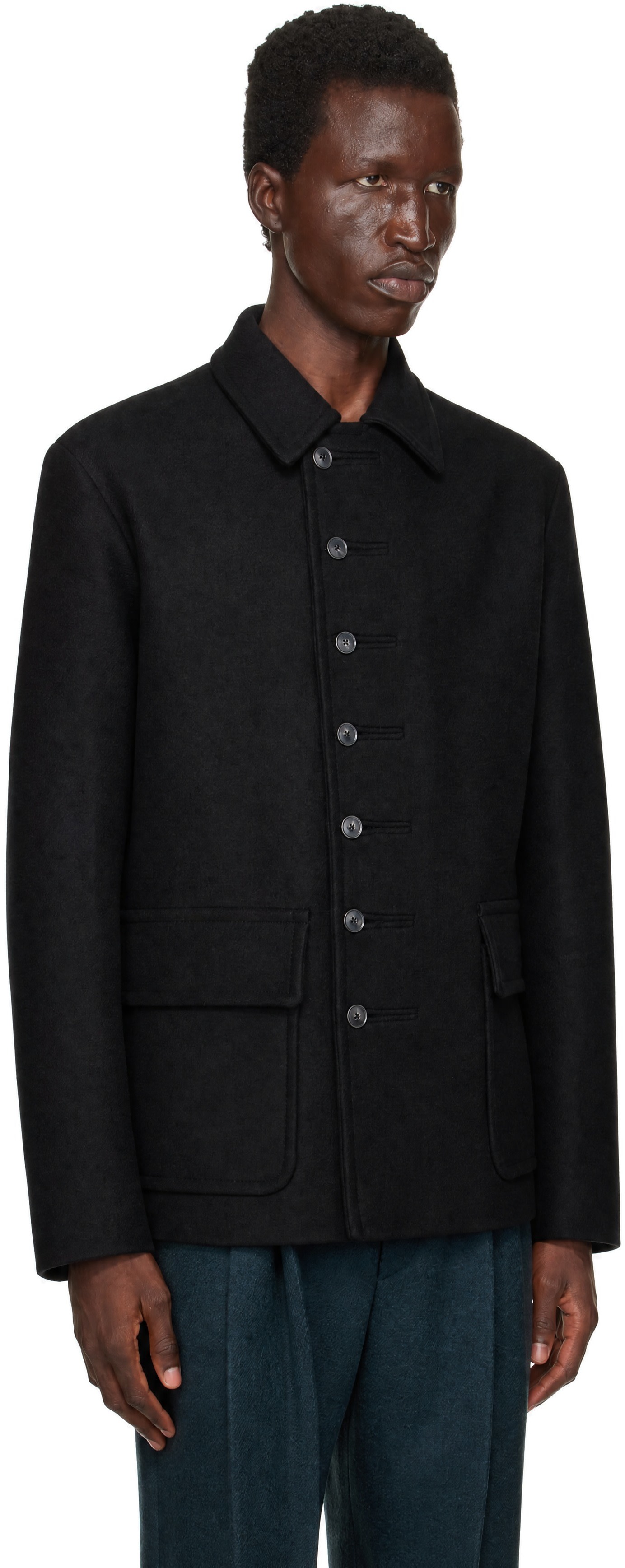 Dries Van Noten - Black Wool Jacket