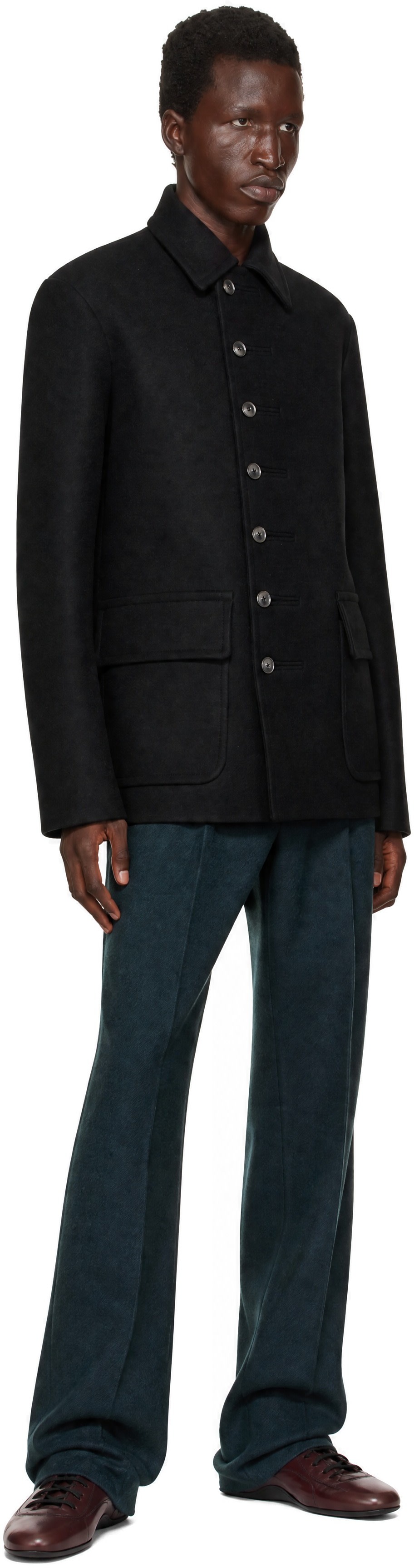 Dries Van Noten - Black Wool Jacket