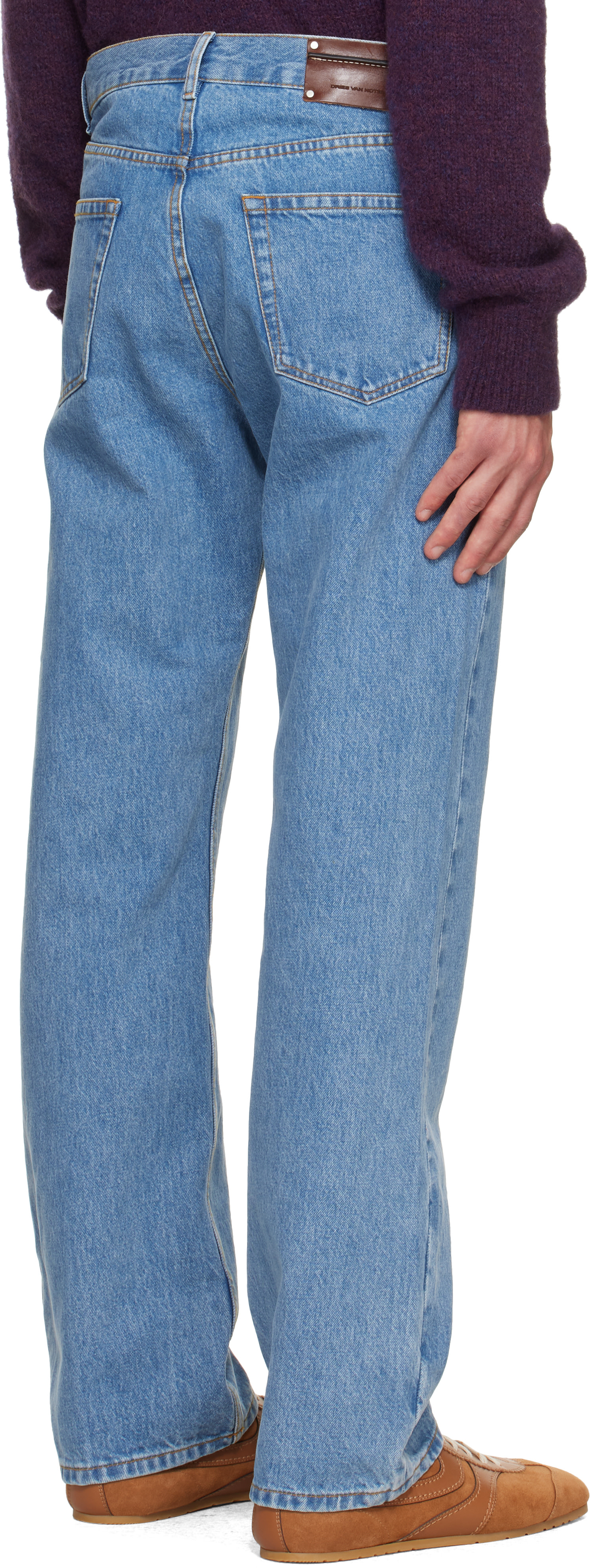 Dries Van Noten - Jean droit bleu