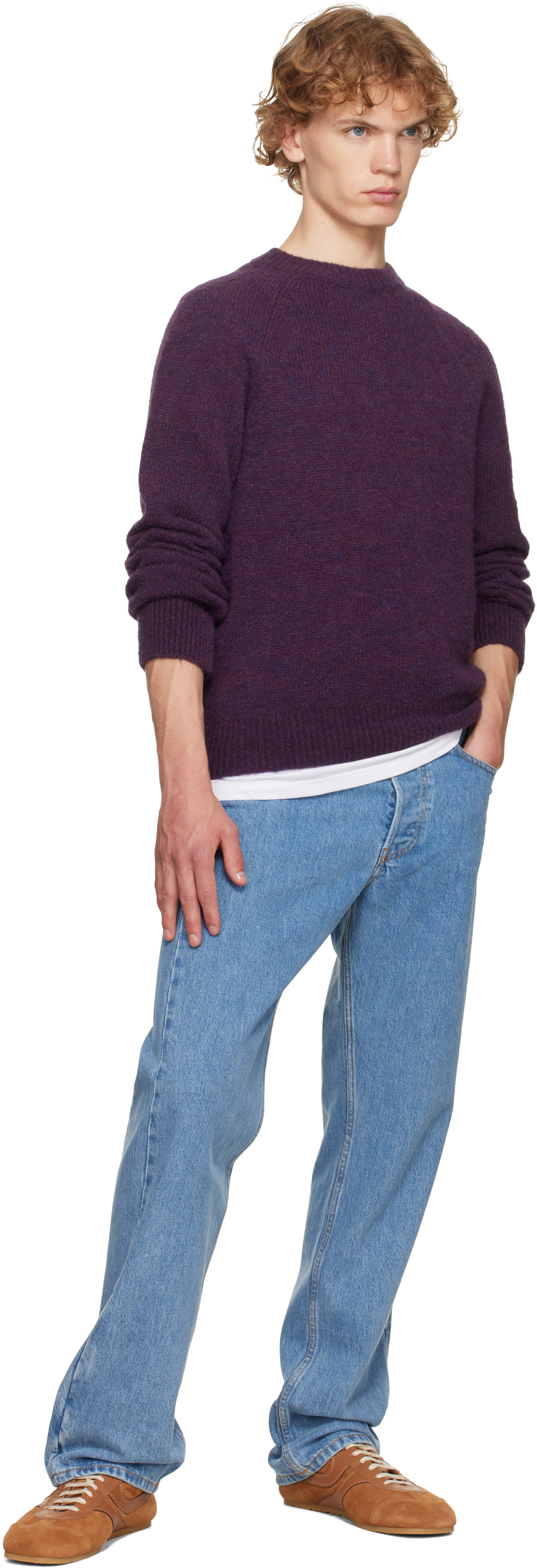 Dries Van Noten - Jean droit bleu