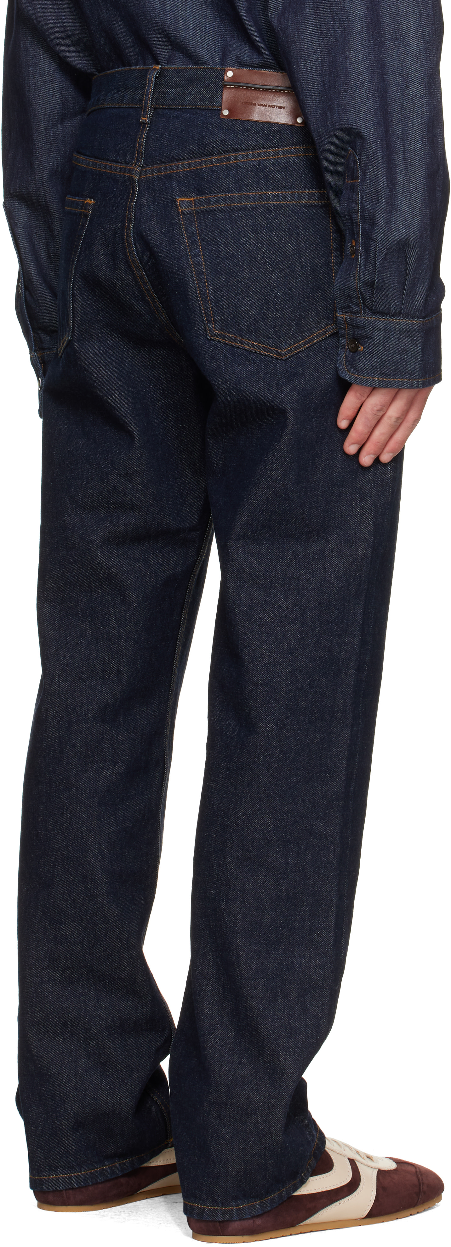 Dries Van Noten - Jean droit bleu