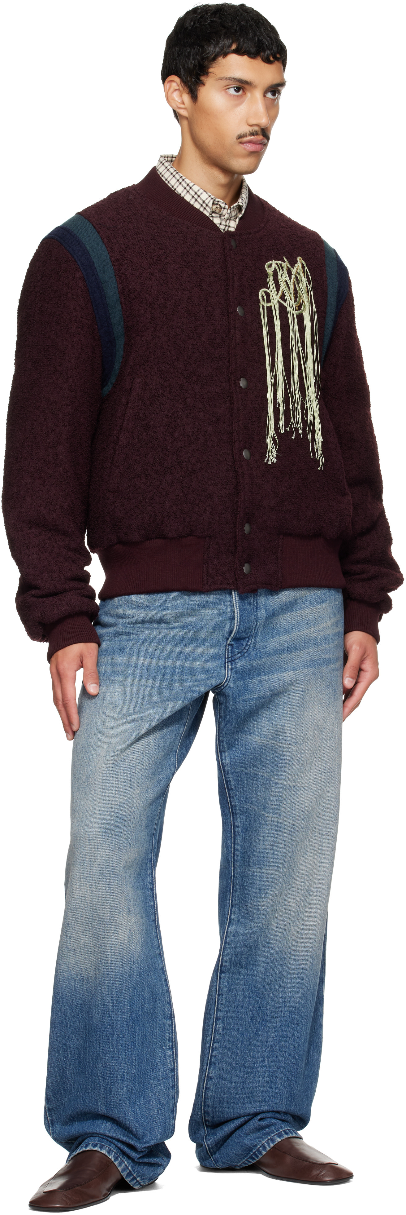 Dries Van Noten - 블루 루즈 데님 진