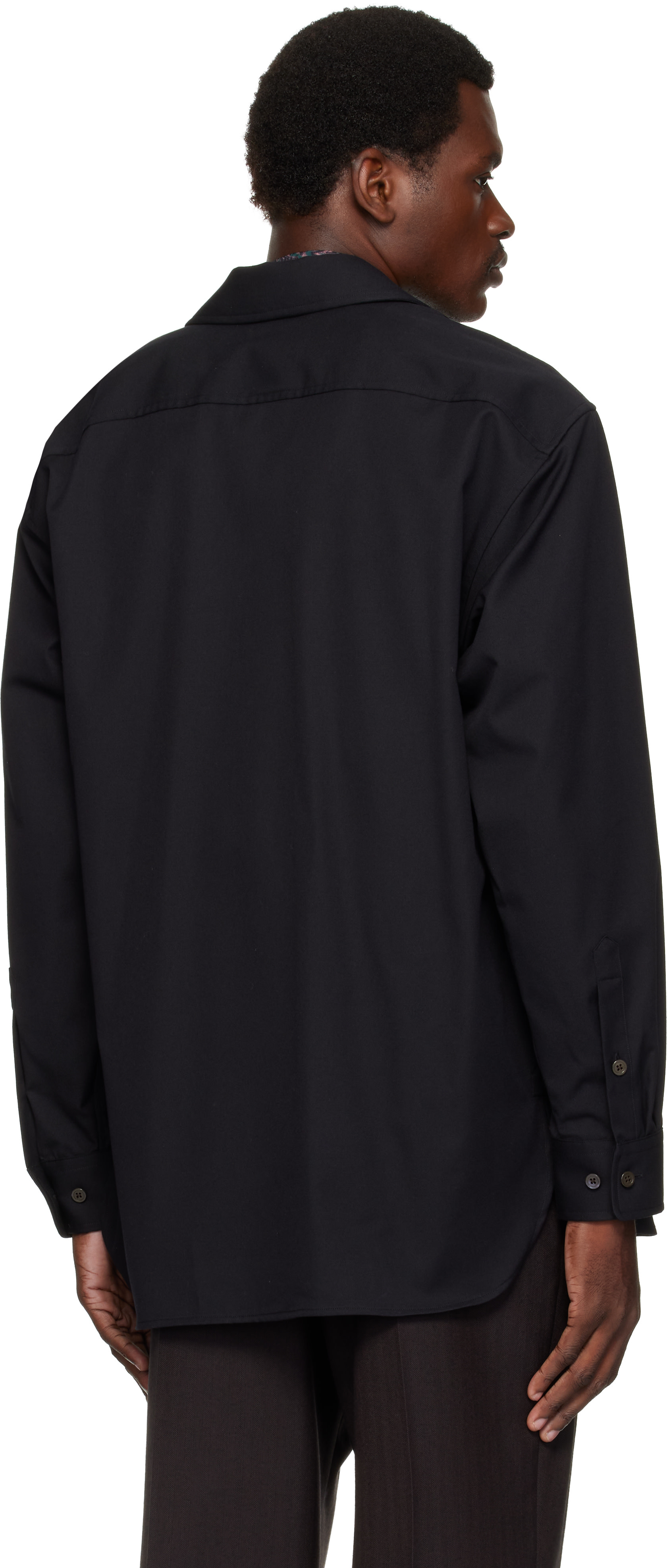 Dries Van Noten - Black Zip Shirt