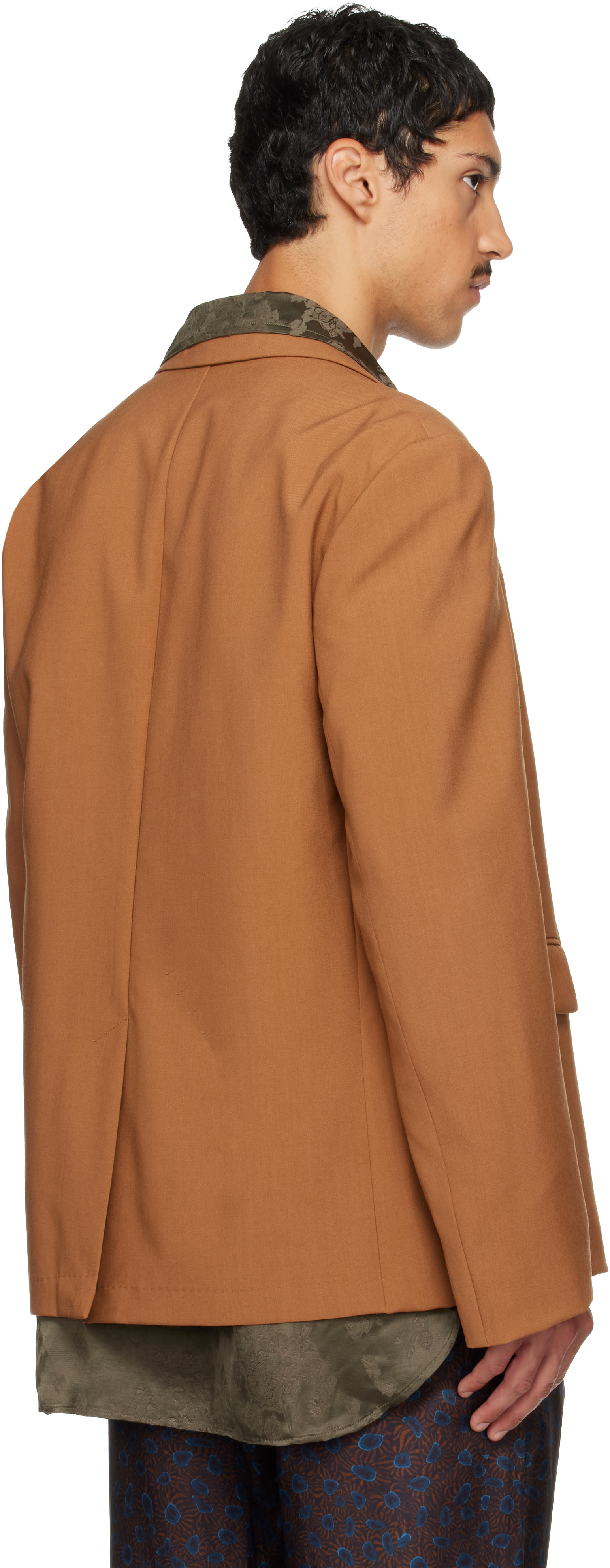 Dries Van Noten - Tan Wool Blazer