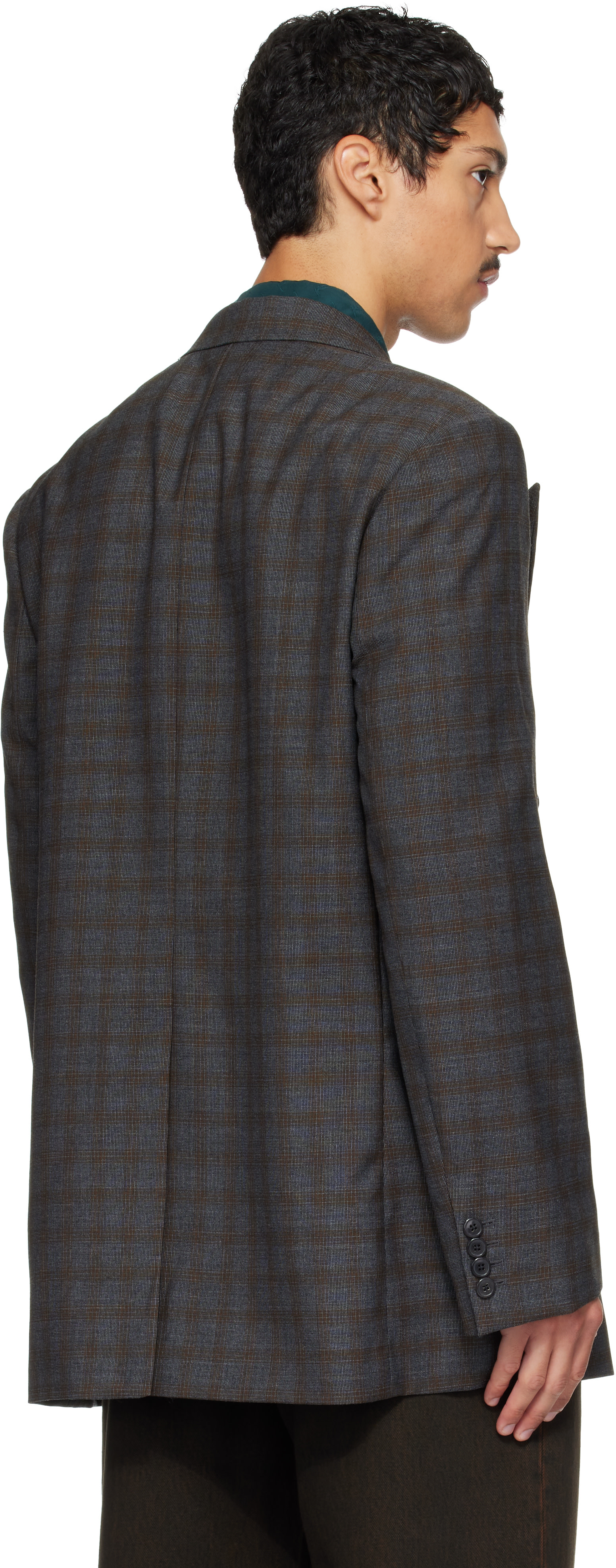 Dries Van Noten - Brown Oversized Wool Blazer