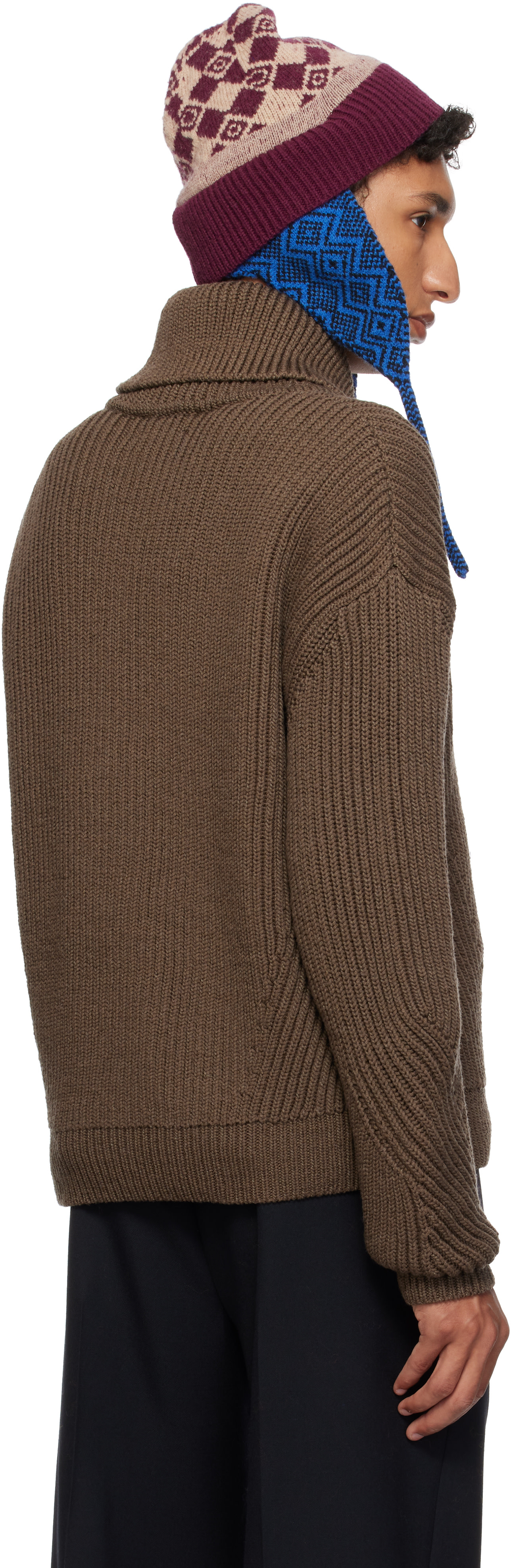 Dries Van Noten - Brown Wool Sweater