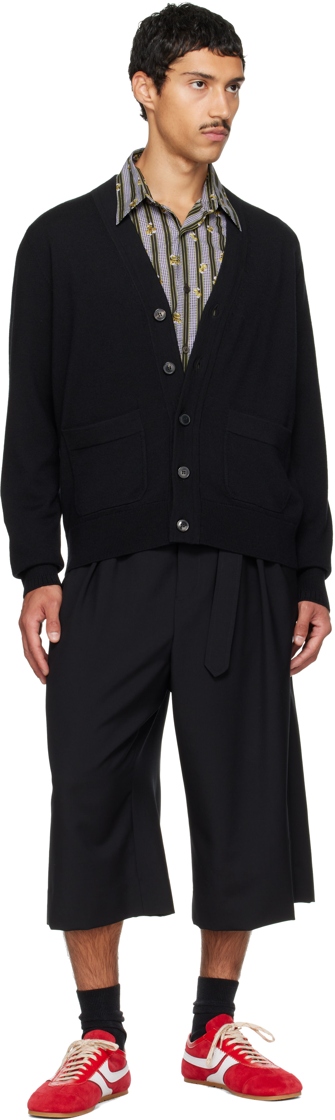 Dries Van Noten - Black Wool Cardigan