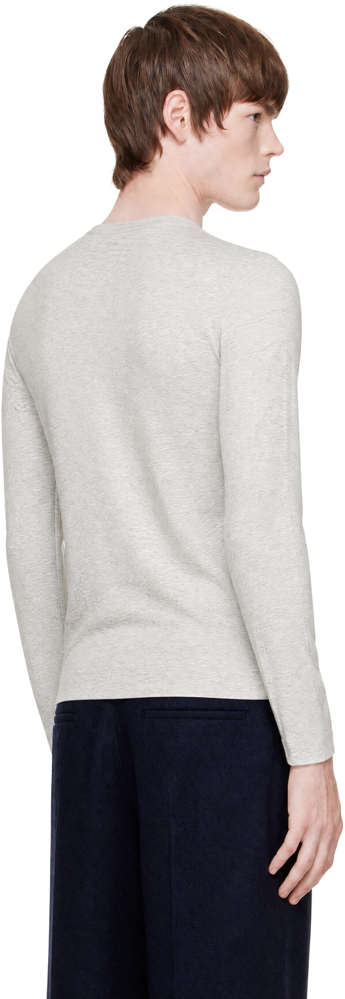 Dries Van Noten - Gray Fitted Jersey Cardigan
