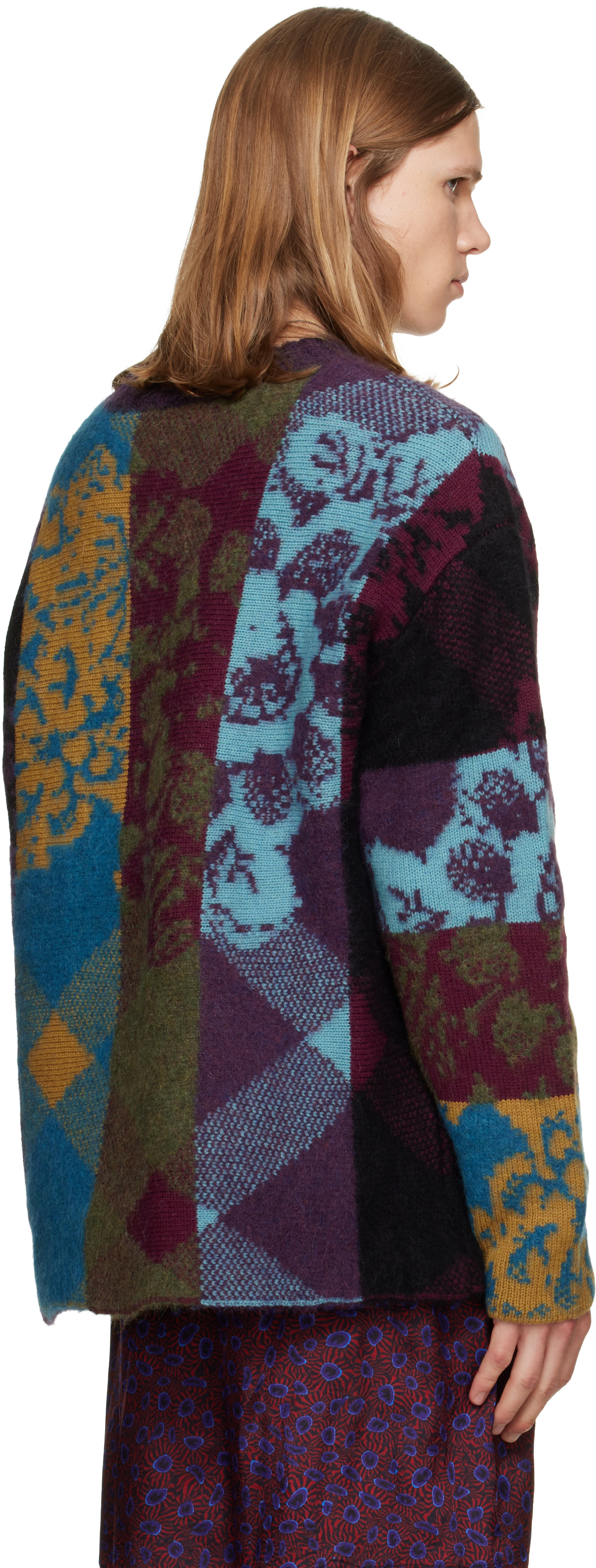 Dries Van Noten - Multicolor Patchwork Wool Sweater