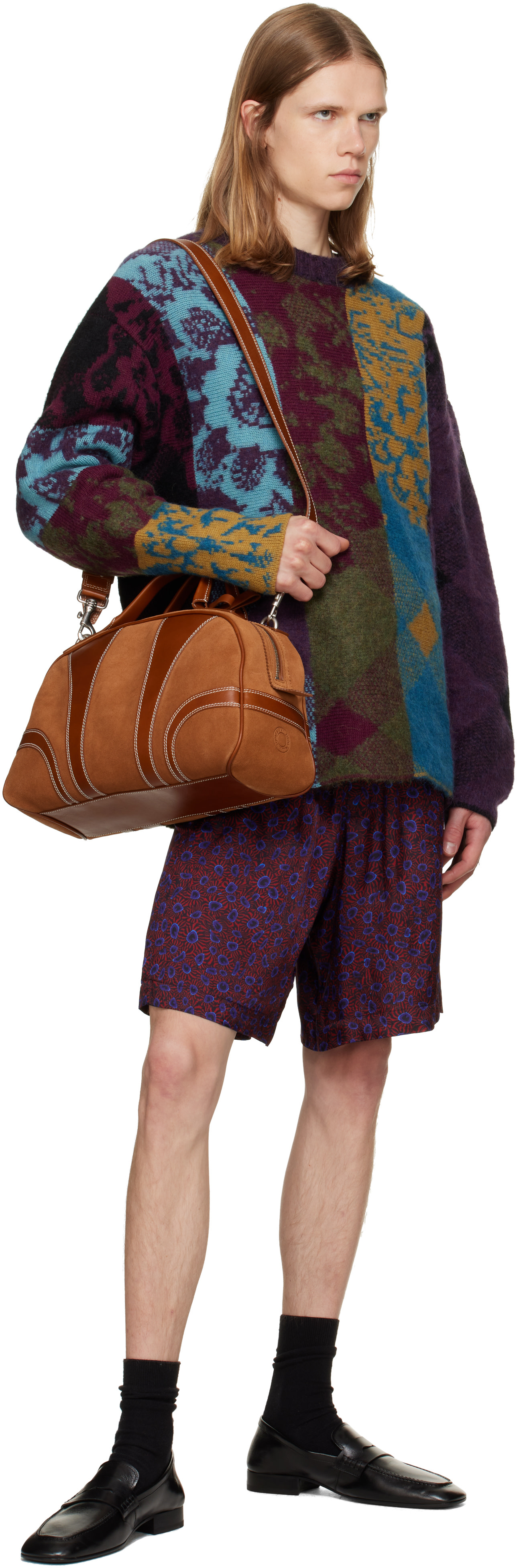 Dries Van Noten - Multicolor Patchwork Wool Sweater