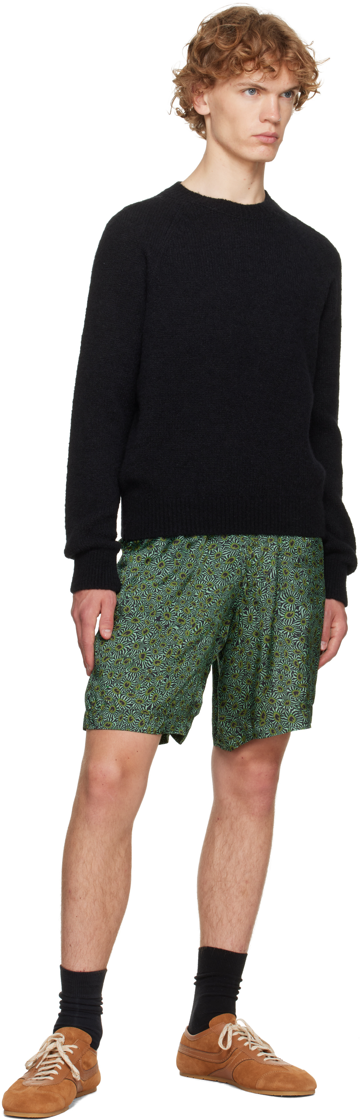 Dries Van Noten - Pull noir en alpaga