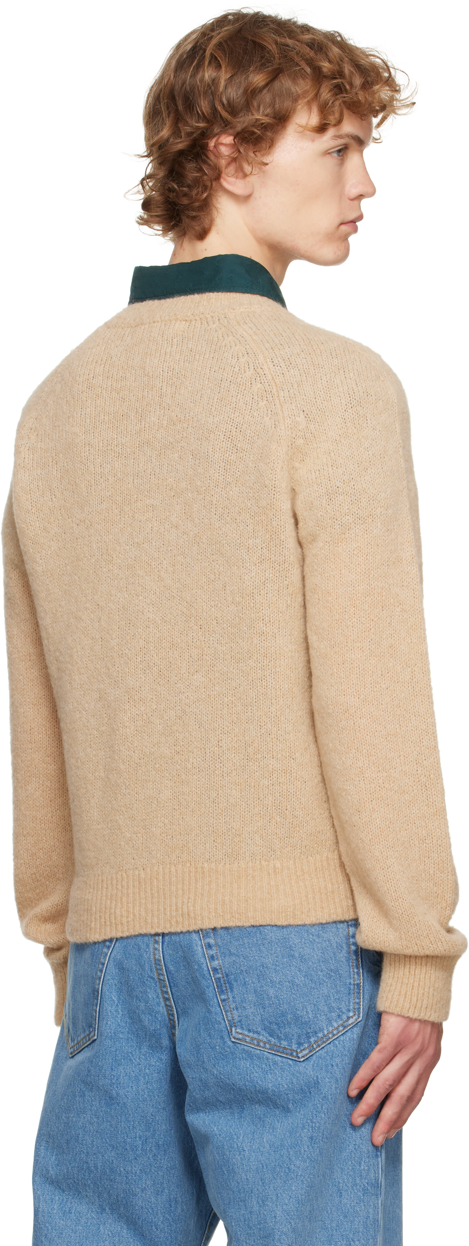 Dries Van Noten - Beige Alpaca Sweater