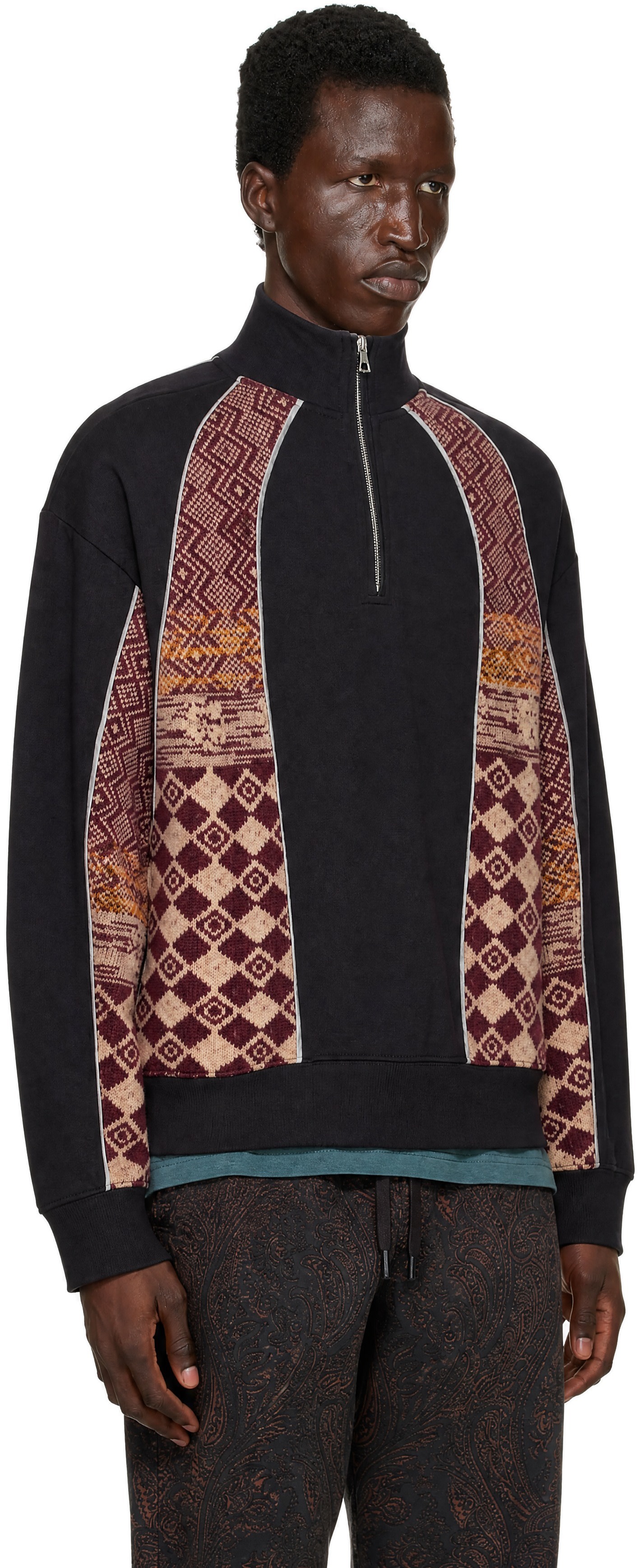 Dries Van Noten - Navy Cotton Terry Jacket