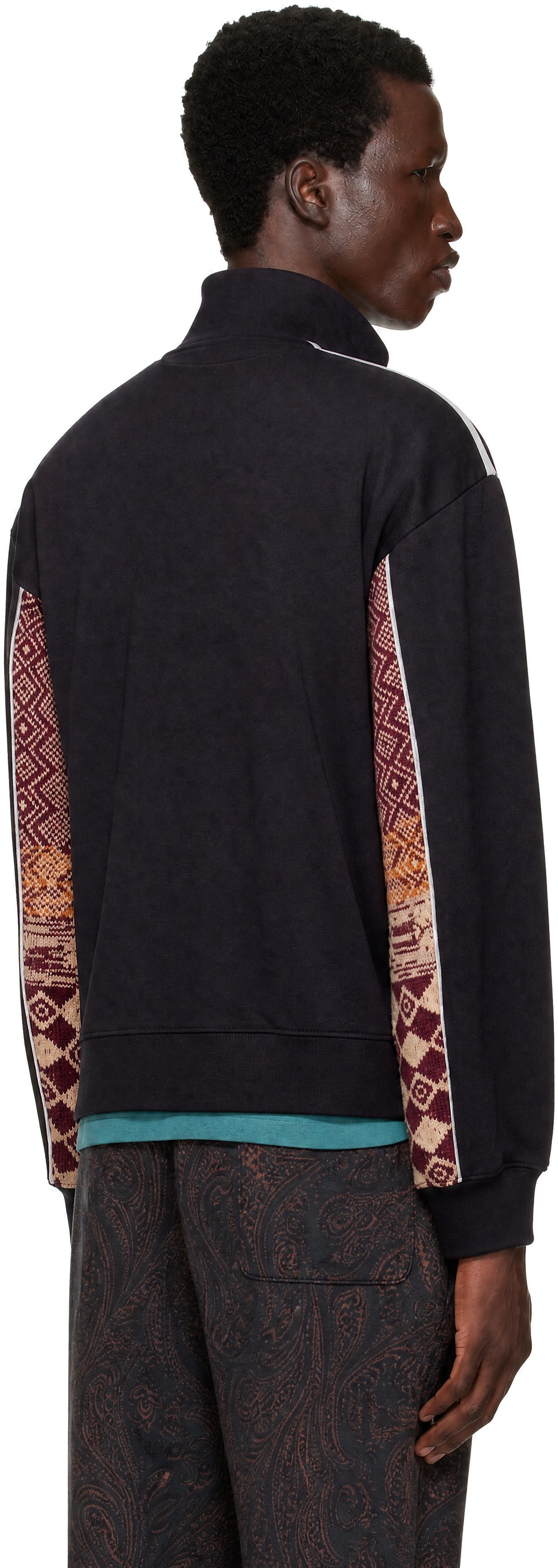 Dries Van Noten - Navy Cotton Terry Jacket