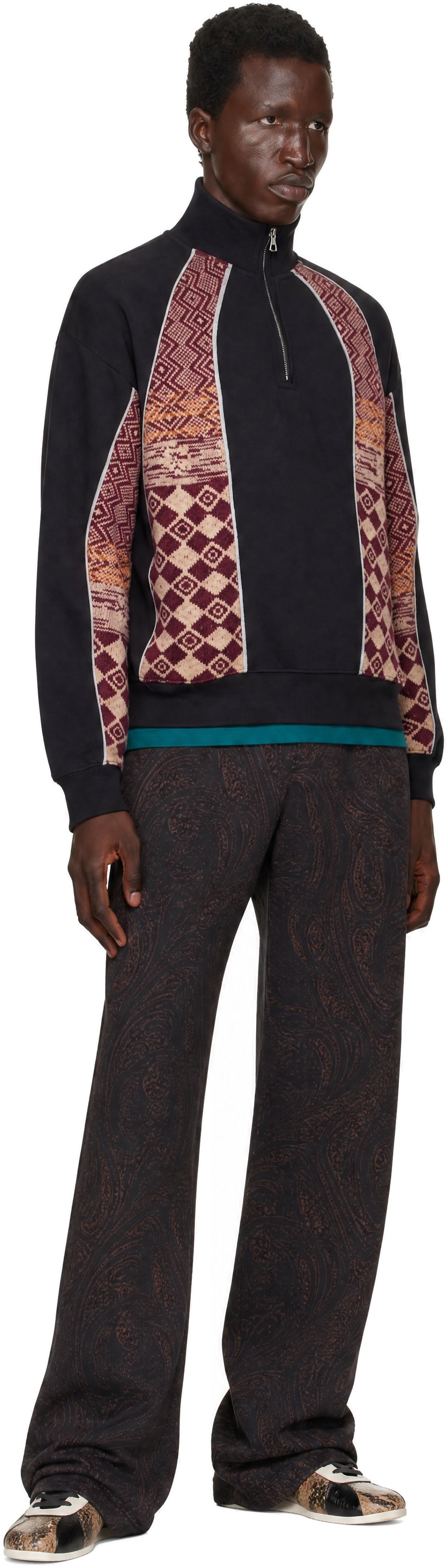 Dries Van Noten - Navy Cotton Terry Jacket