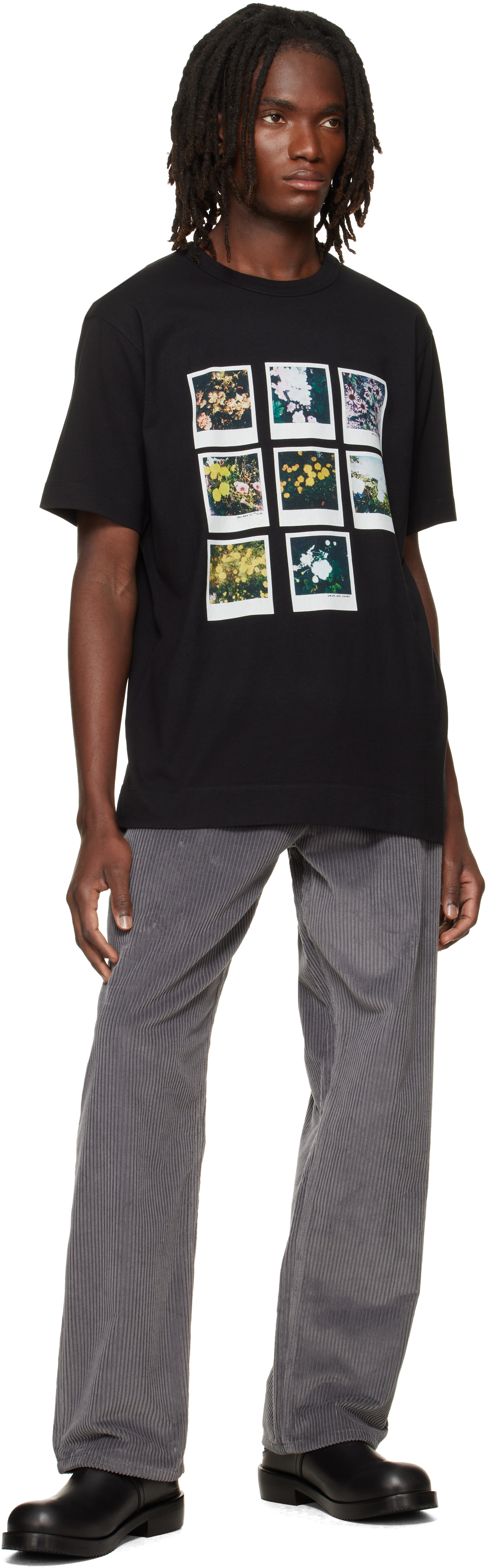 DRIES VAN NOTEN ライカ期　Graphic T-shirt Dries Van Noten: Black Show T-shirt | SSENSE Canada