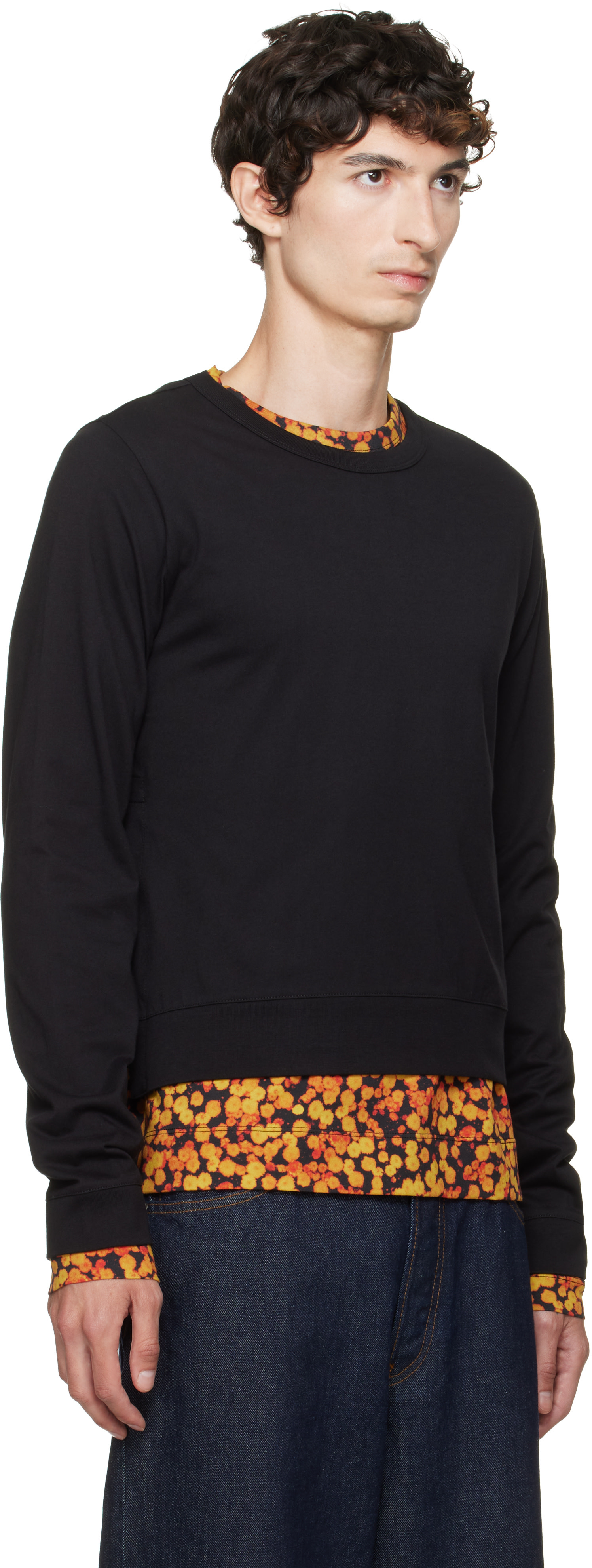 DRIES VAN NOTEN アシンメトリーデザインカットソー DRIES VAN NOTEN アシンメトリーデザインカットソー DRIES VAN NOTEN