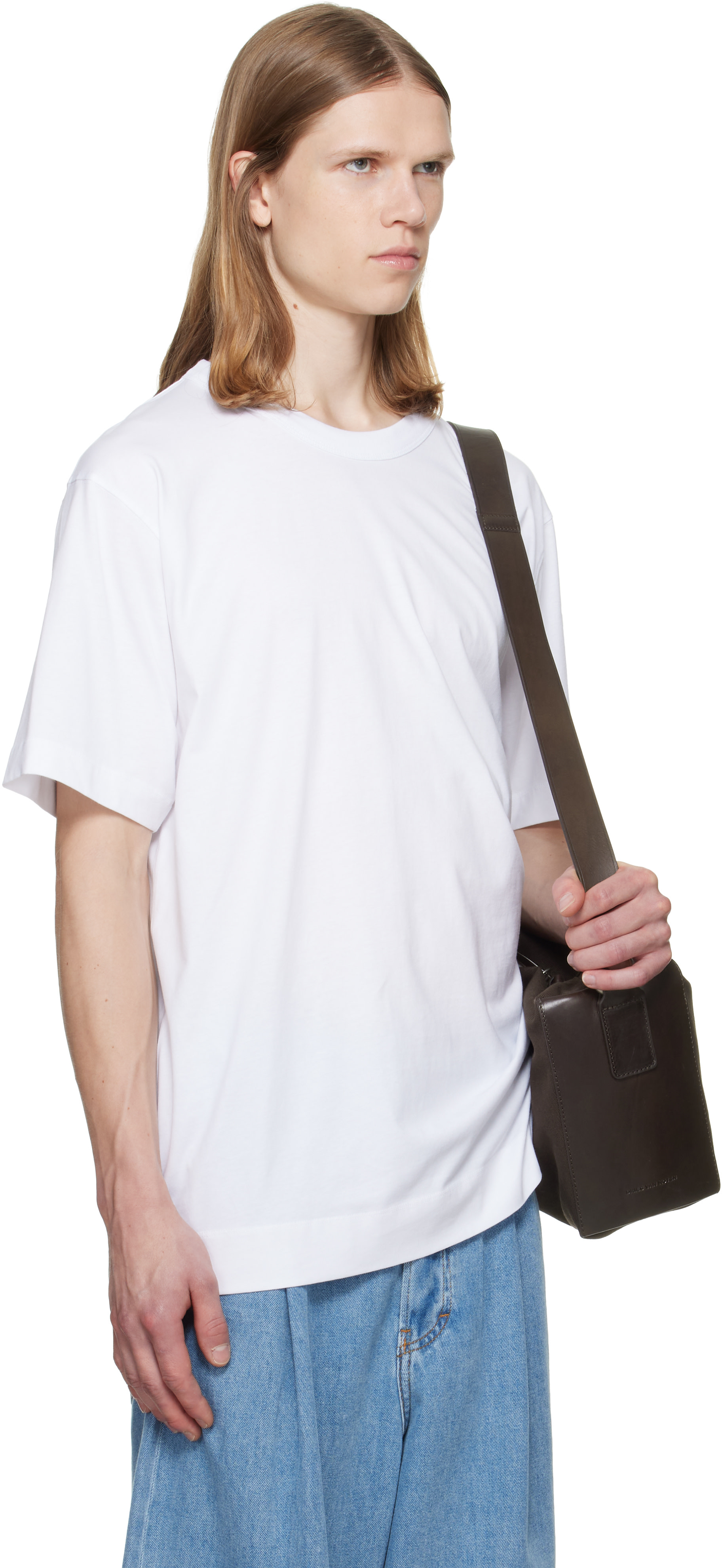 Dries Van Noten: ホワイト レギュラーフィット コットン Tシャツ
