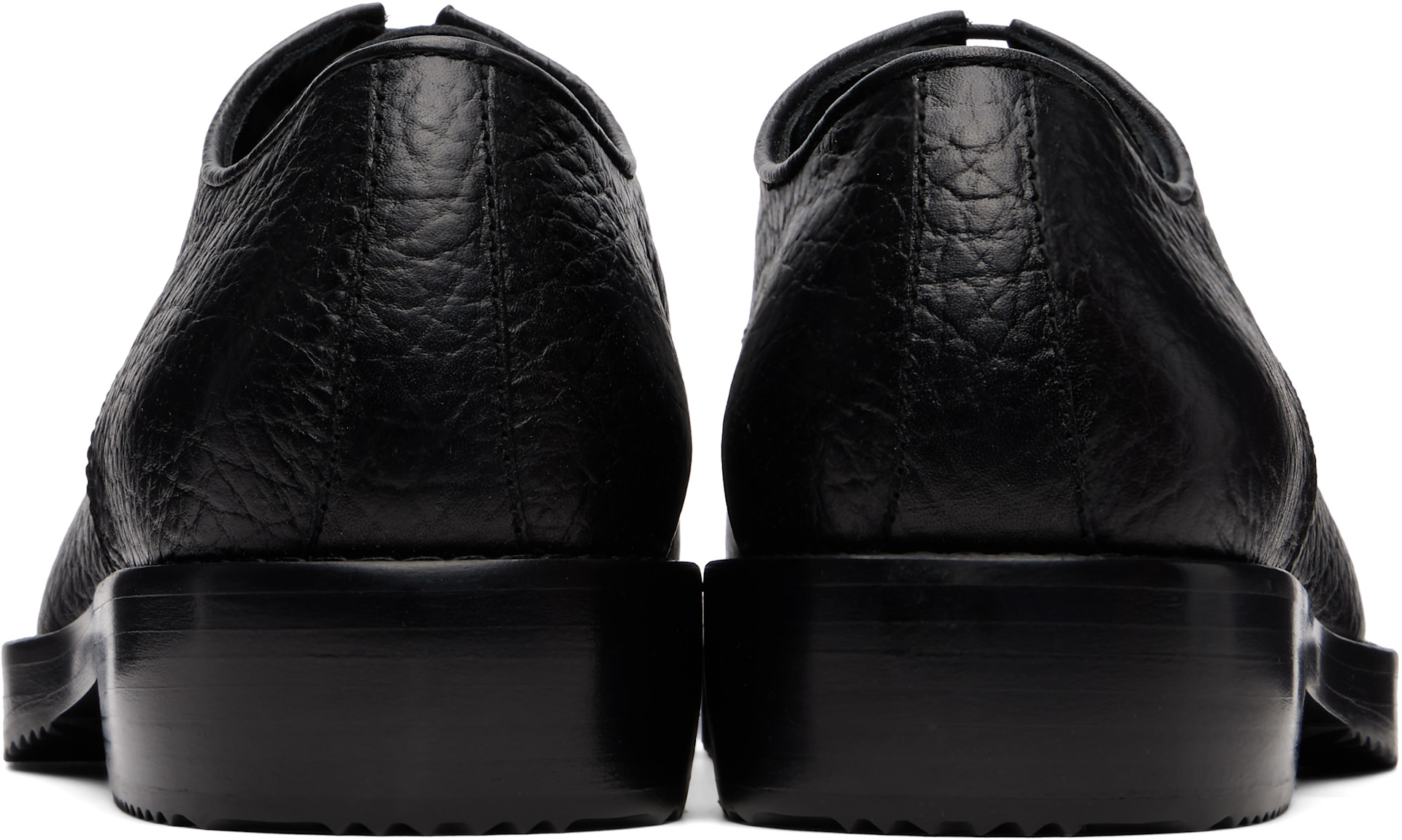 Dries Van Noten - Black Leather Derbys