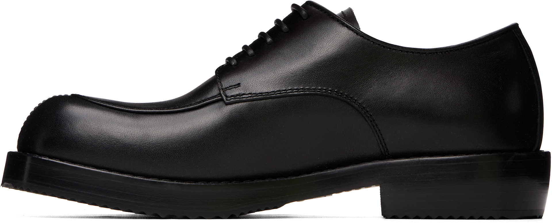 Dries Van Noten - Black Leather Derbys