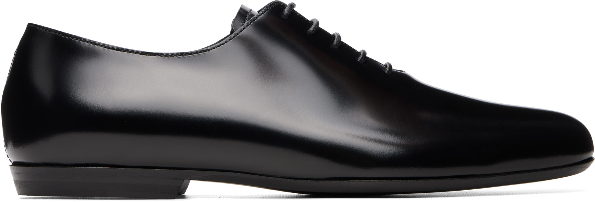 Dries Van Noten - Black Leather Oxfords