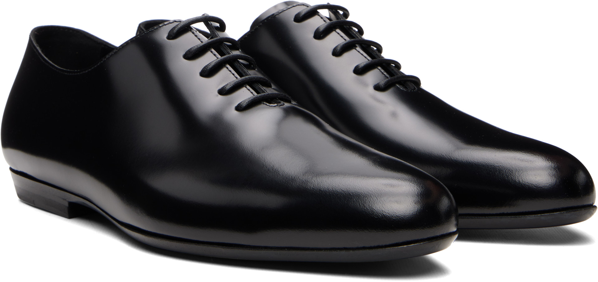 Dries Van Noten - Black Leather Oxfords