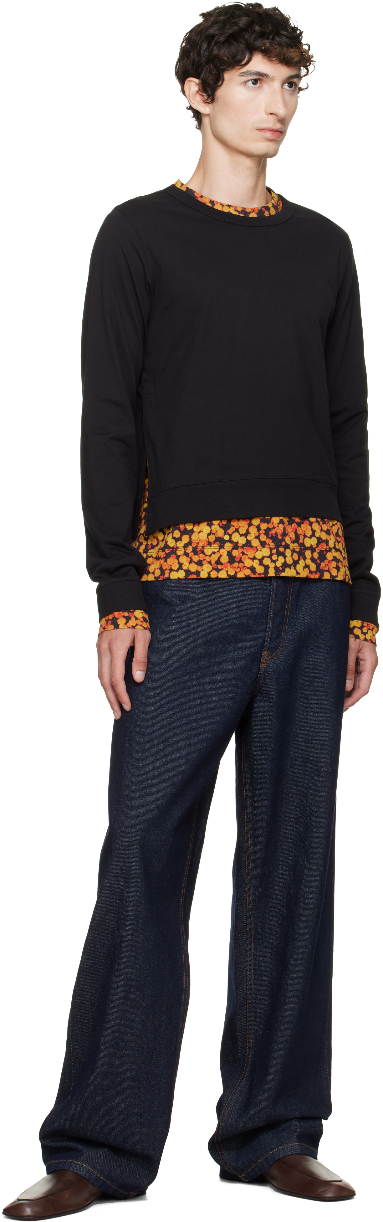 Dries Van Noten - 브라운 가죽 로퍼