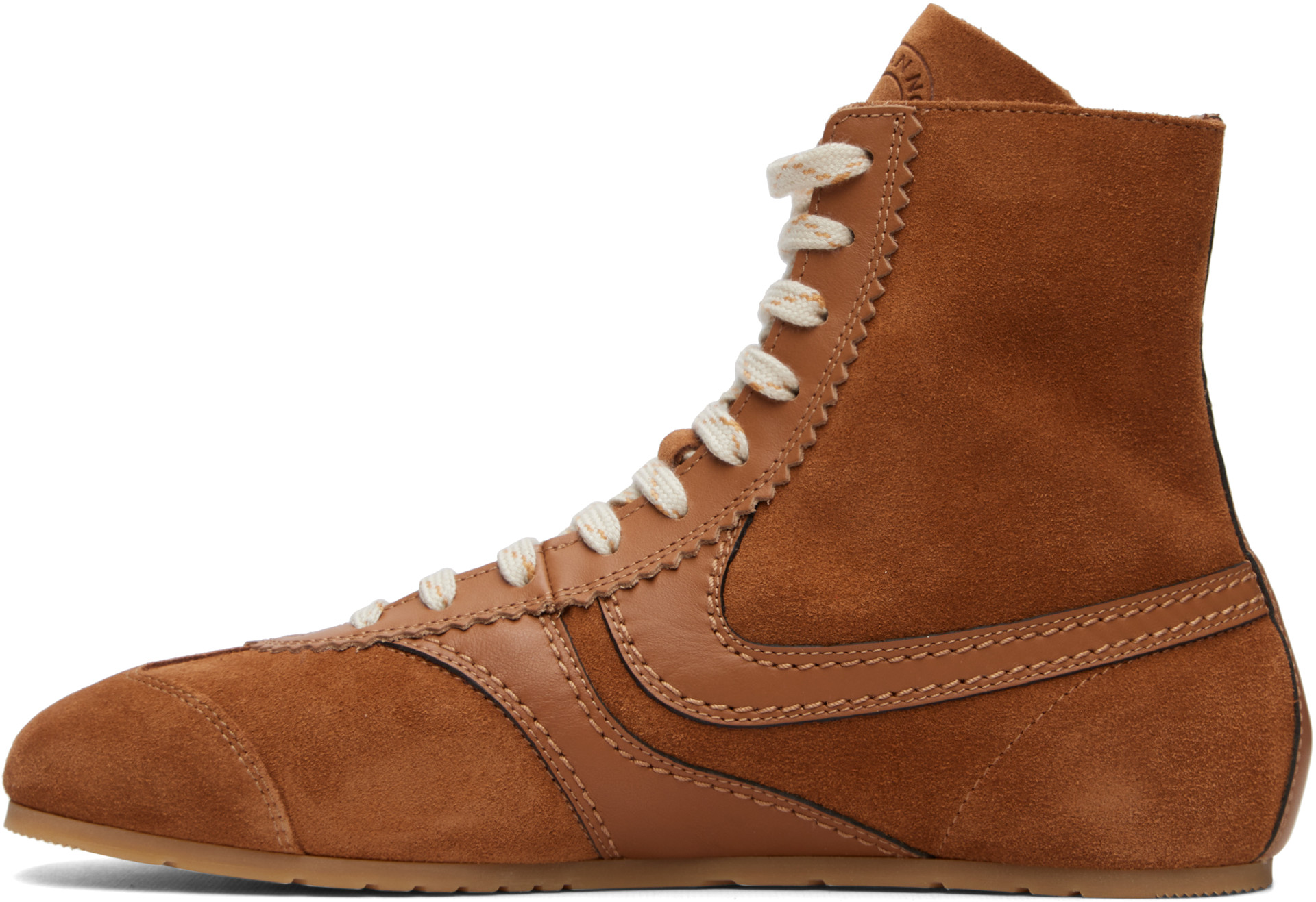 Dries Van Noten - Tan Suede Sneakers