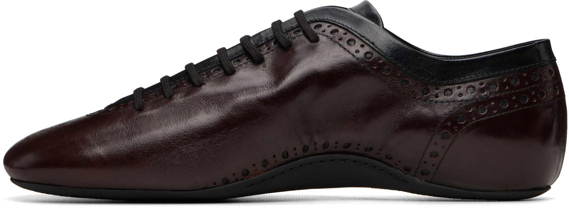Dries Van Noten - Brown Leather Sneakers