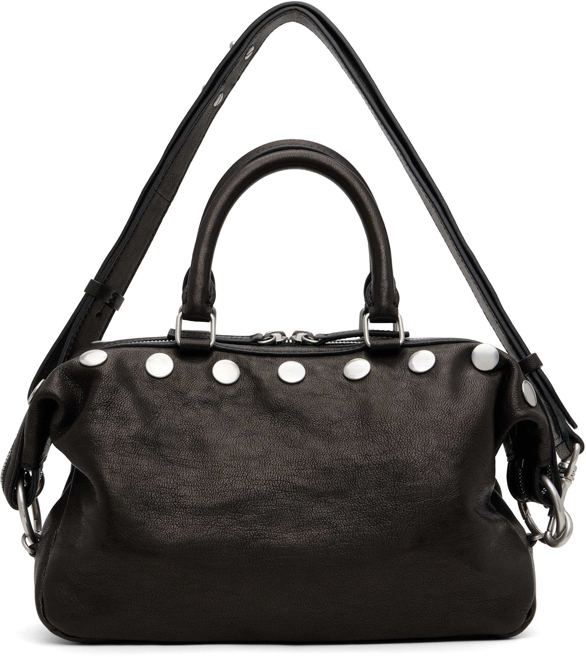 MARGESHERWOOD: Black Dumpling Stud Mini Bag | SSENSE